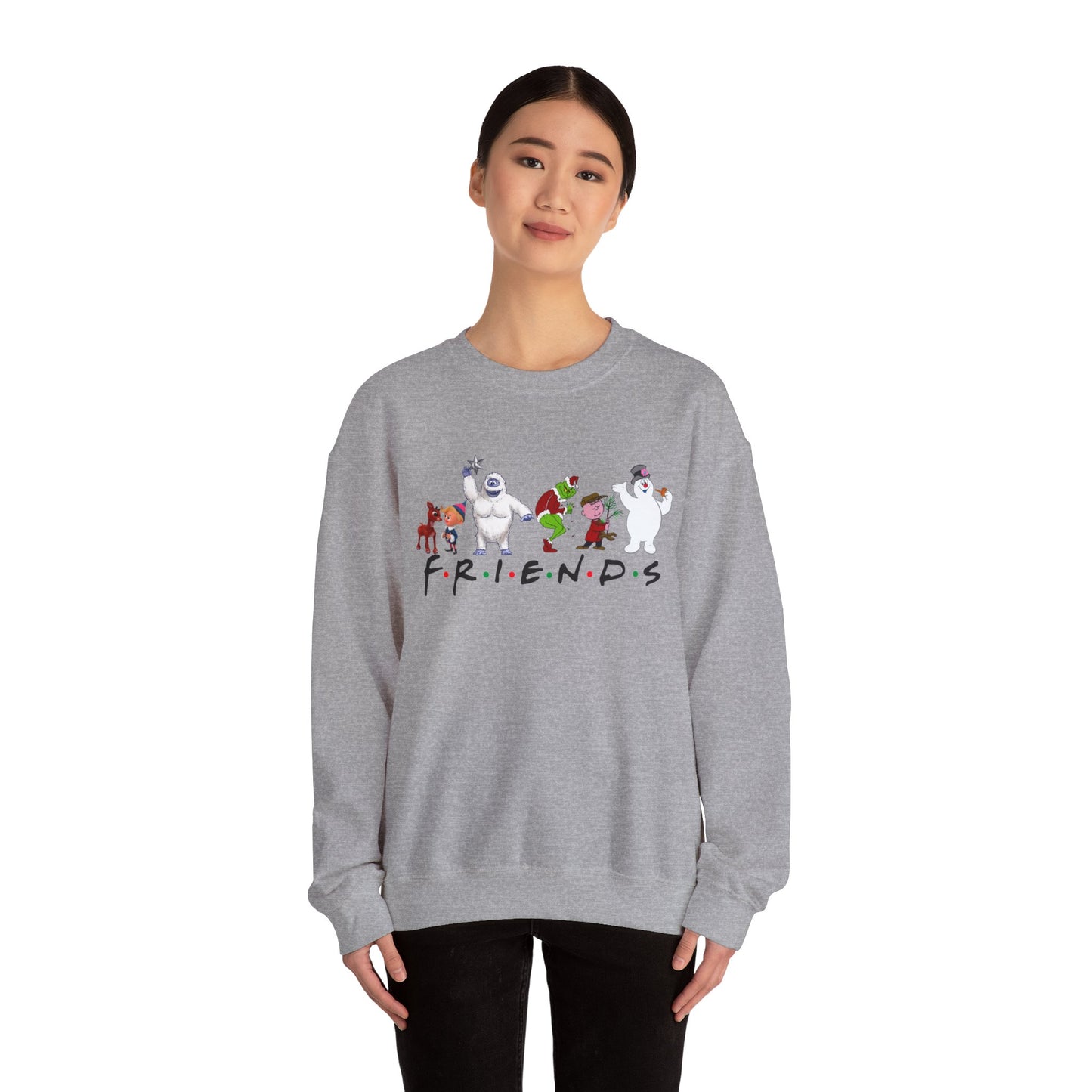 Whimsical Friends Crewneck Sweatshirt