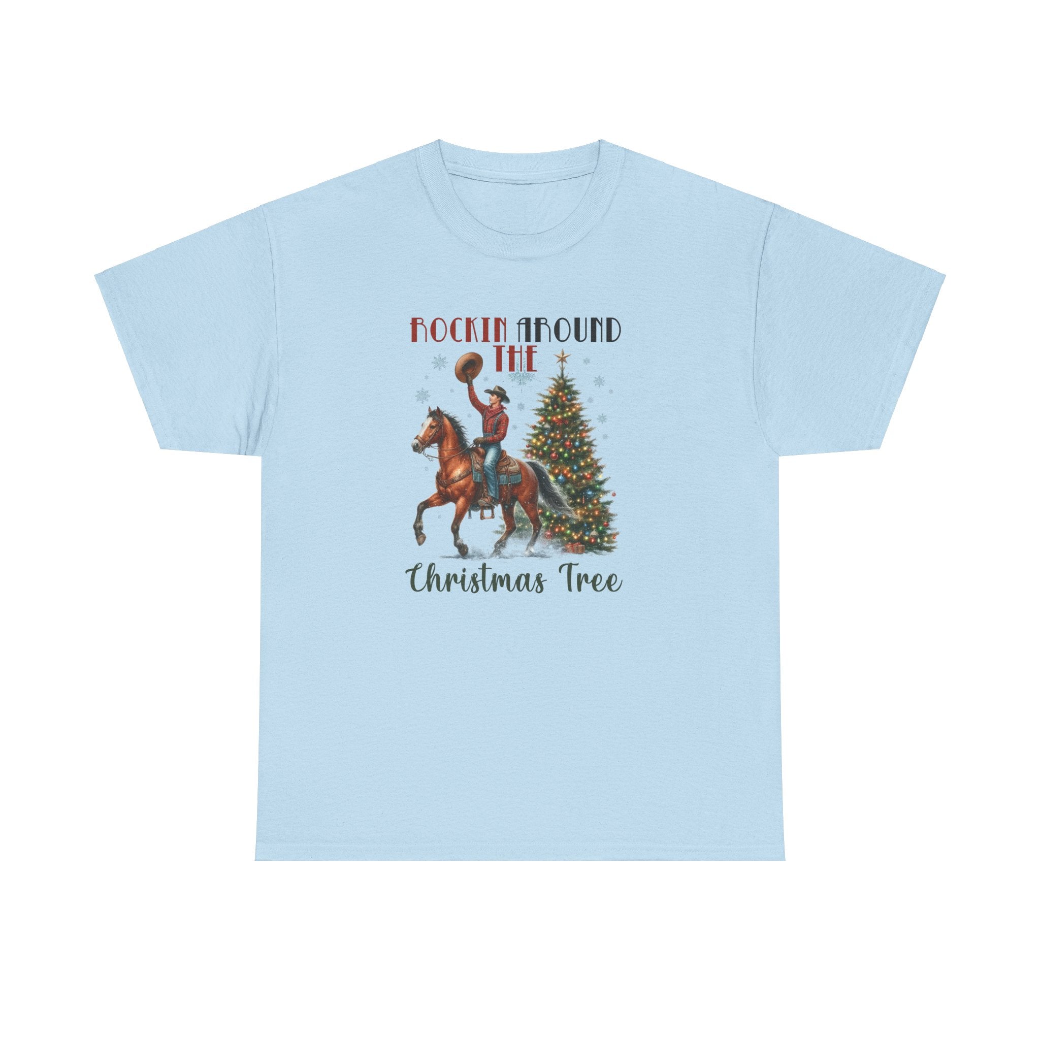 Rockin' Around the Christmas Tree Heavy Cotton Tee