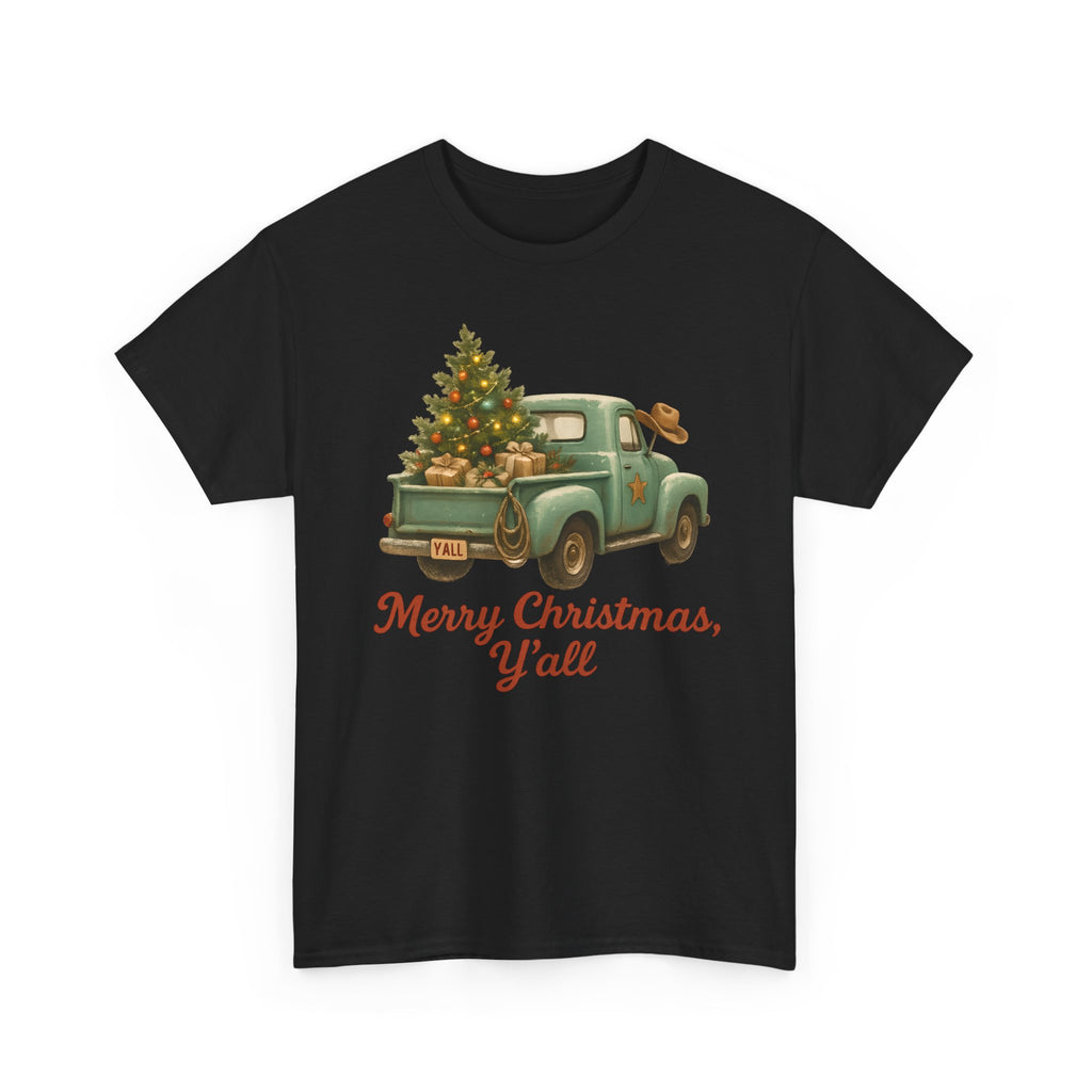 'Merry Christmas, Y'all' Vintage Holiday Tee