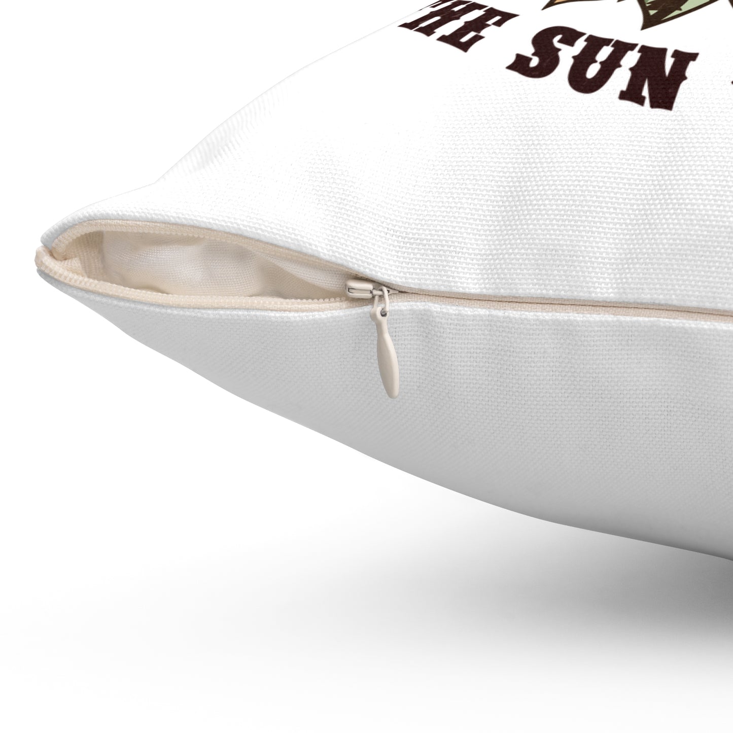 Spun Polyester Square Pillow