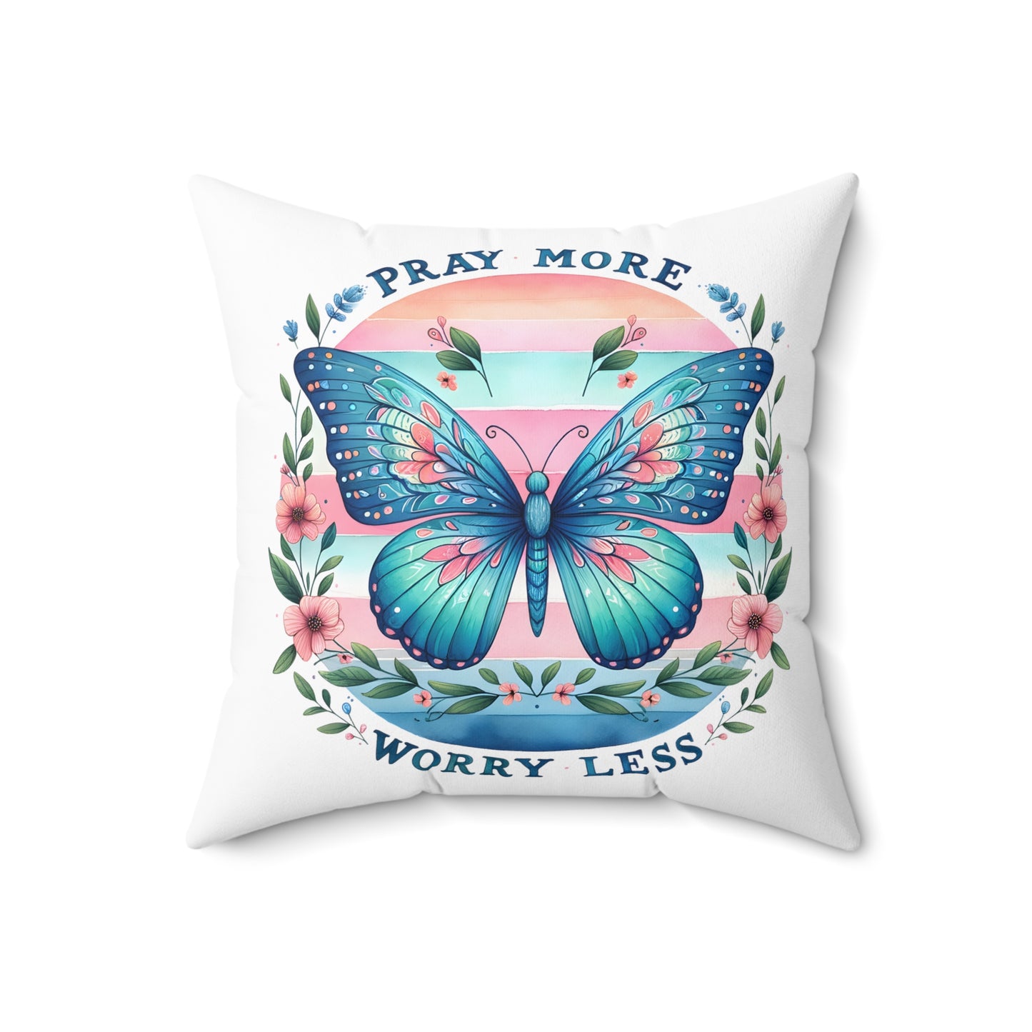 Spun Polyester Square Pillow