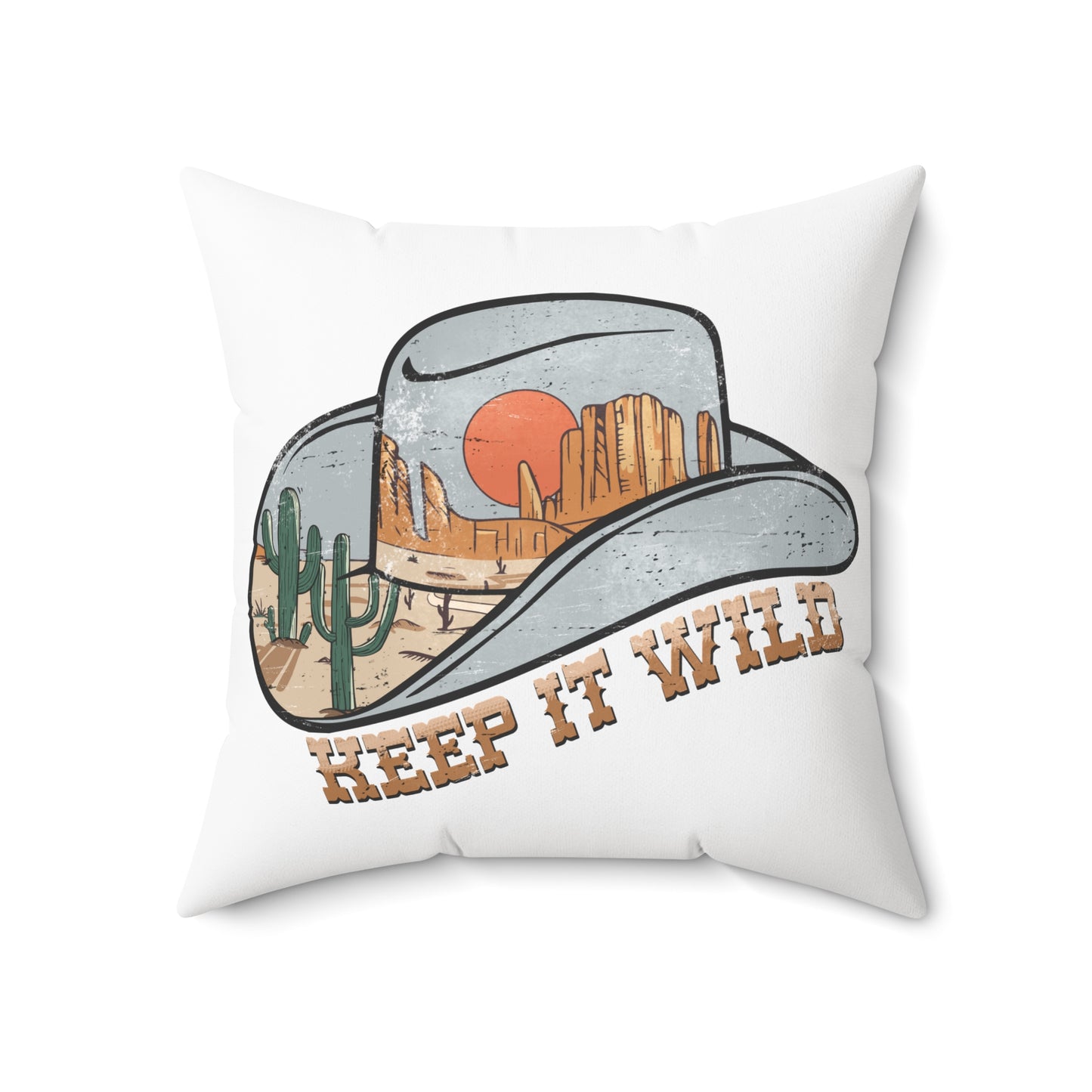 Spun Polyester Square Pillow