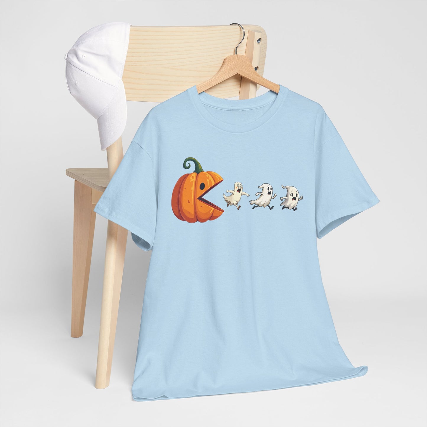 Playful Pumpkin Pac-Man Tee