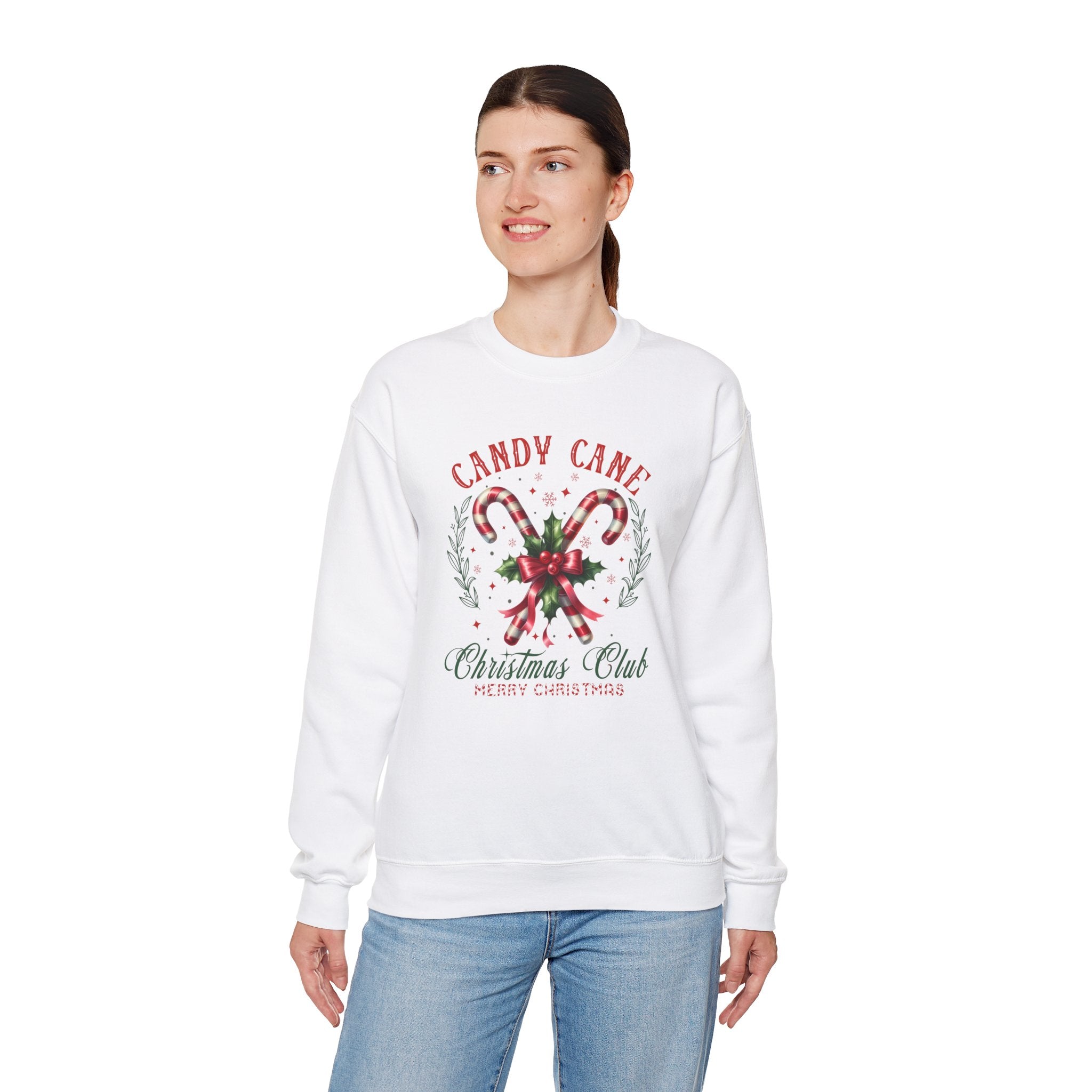 Candy Cane Christmas Club Sweatshirt - Heavy Blend™ Crewneck