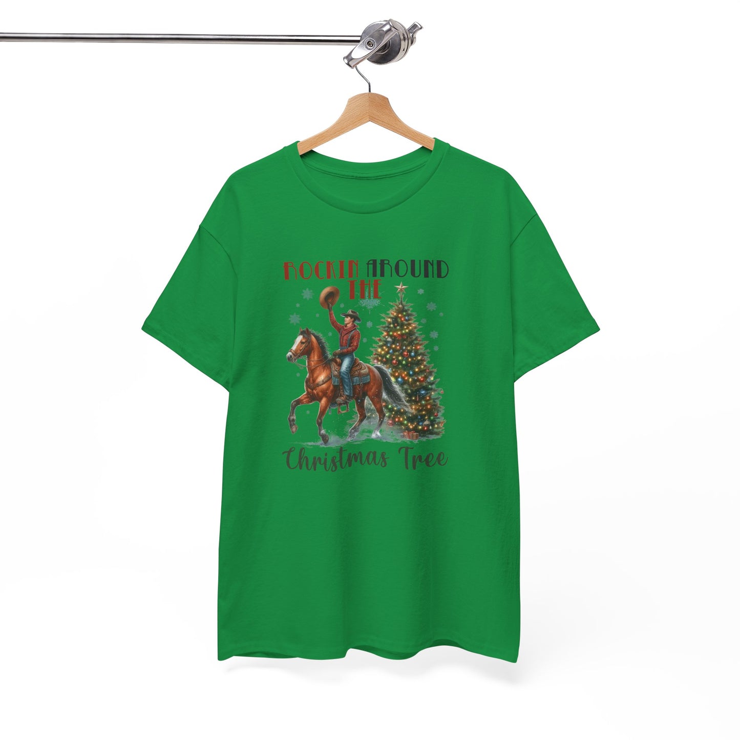 Rockin' Around the Christmas Tree Heavy Cotton Tee