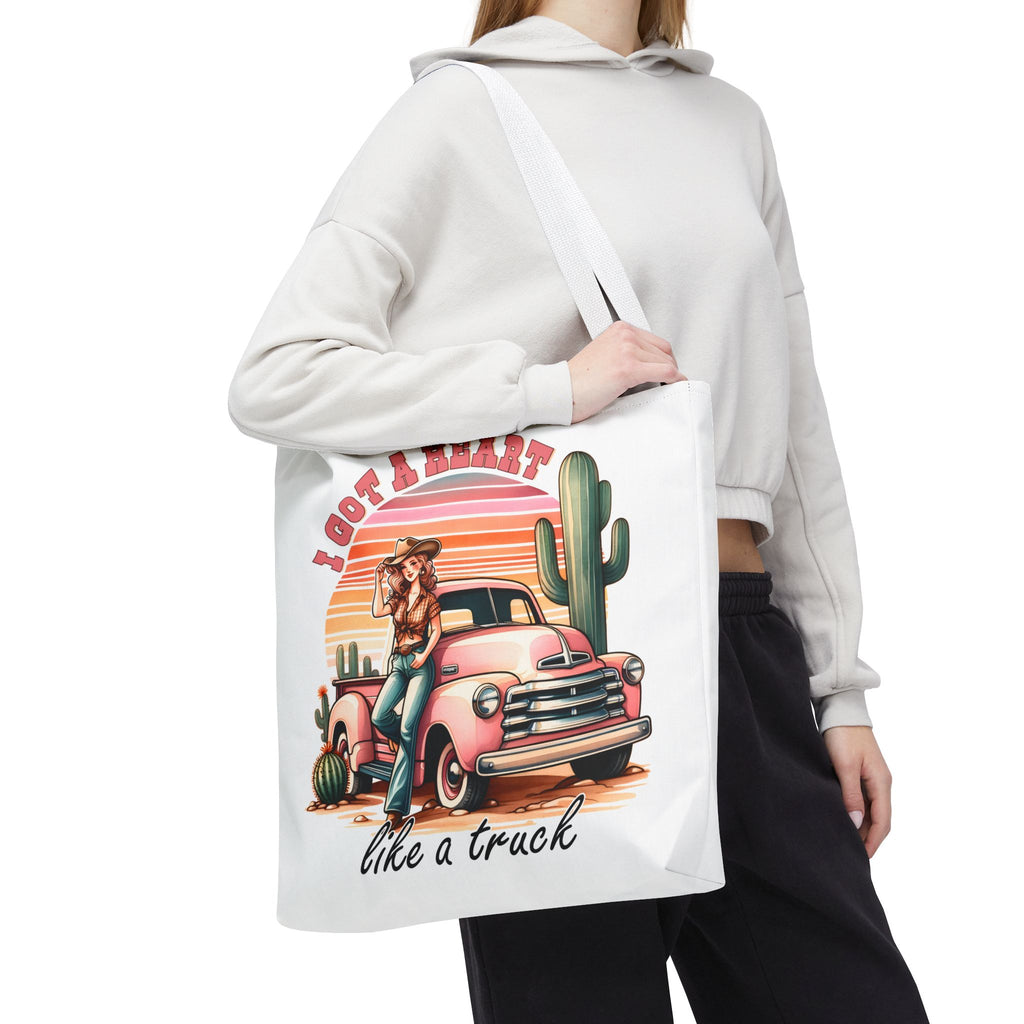 Heart Like a Truck Tote Bag