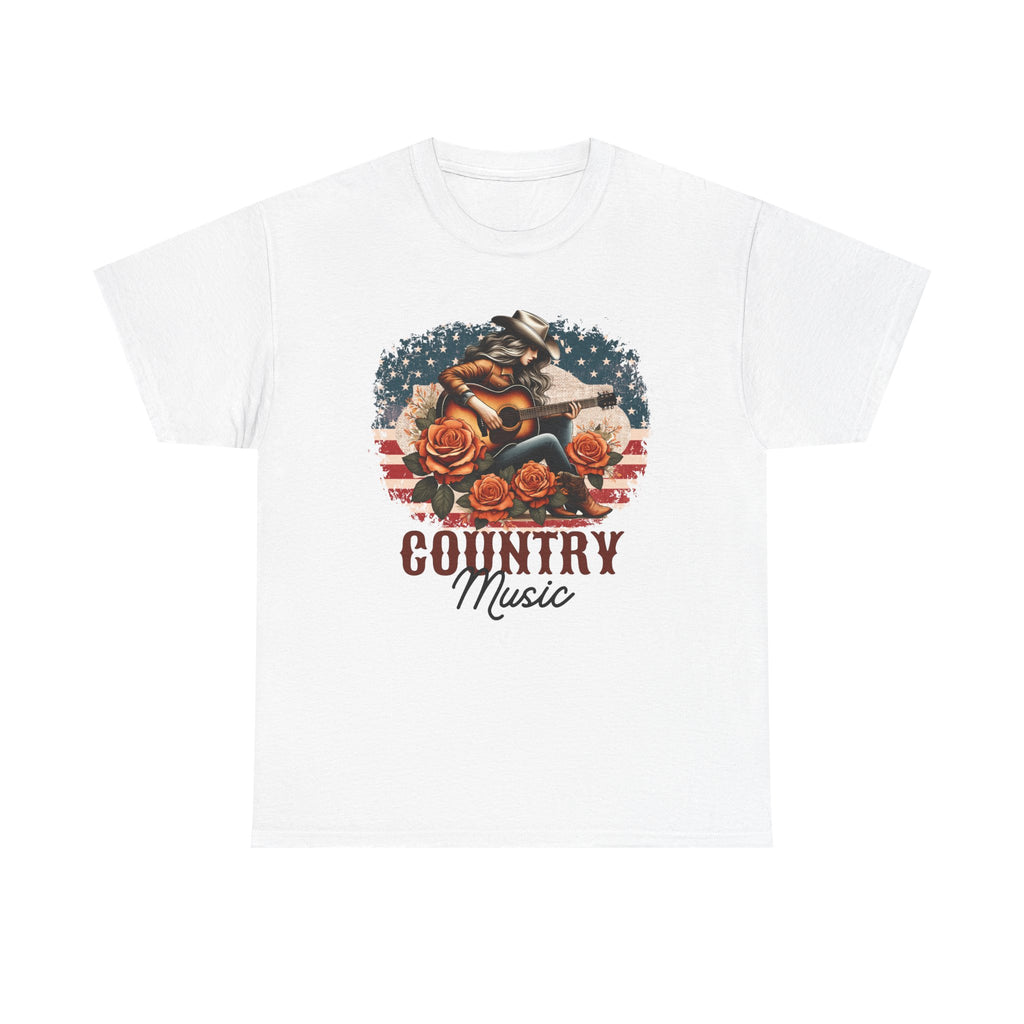 Country Music American Flag Tee