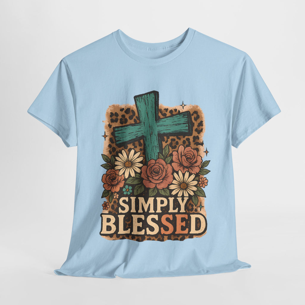 Simply Blessed Heavy Cotton Tee
