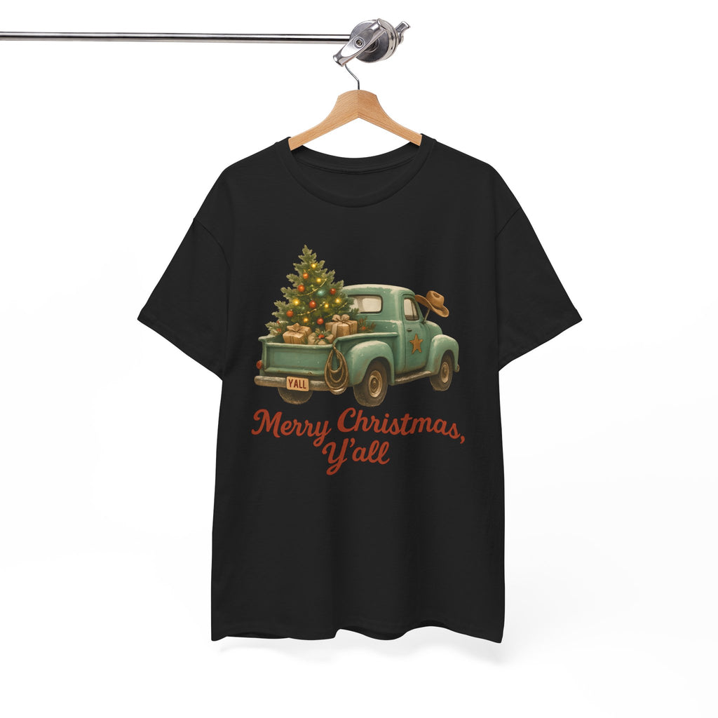 'Merry Christmas, Y'all' Vintage Holiday Tee