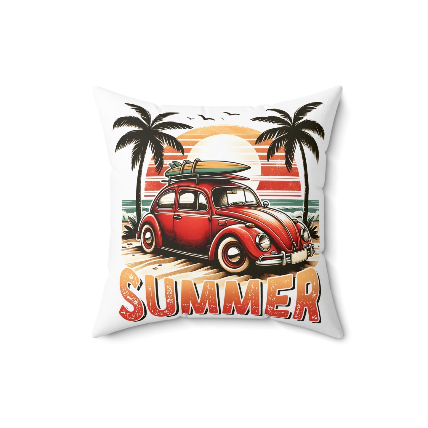 Spun Polyester Square Pillow