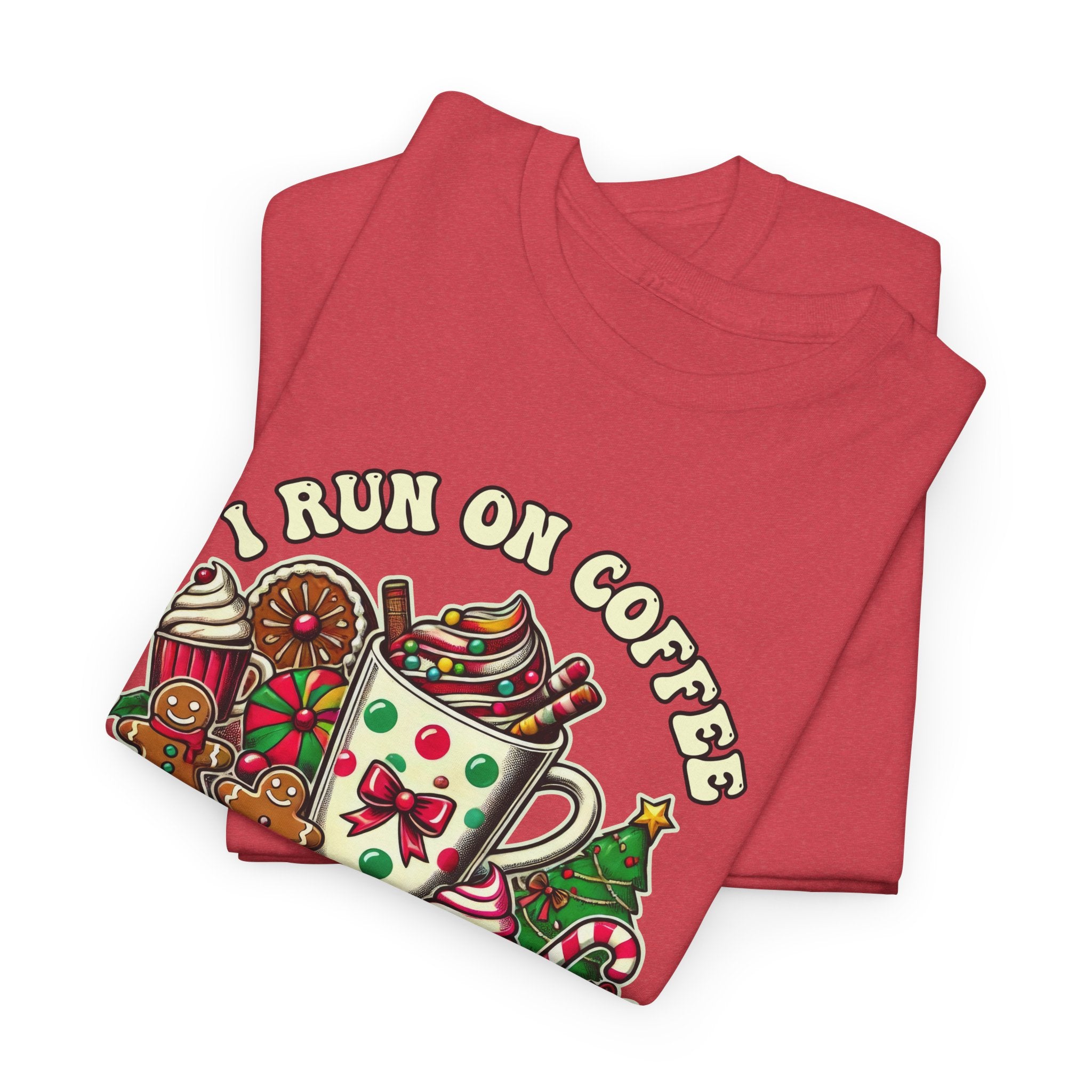 Funny Christmas Coffee Heavy Cotton Tee