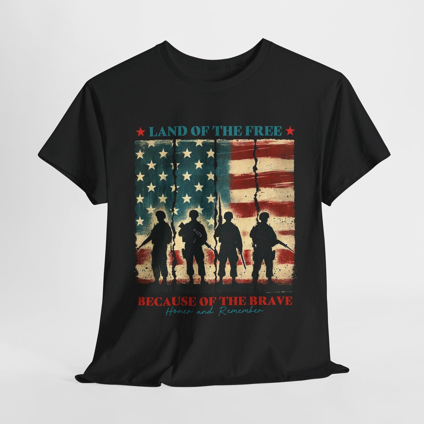 Land of the Free, Because of the Brave-Tee