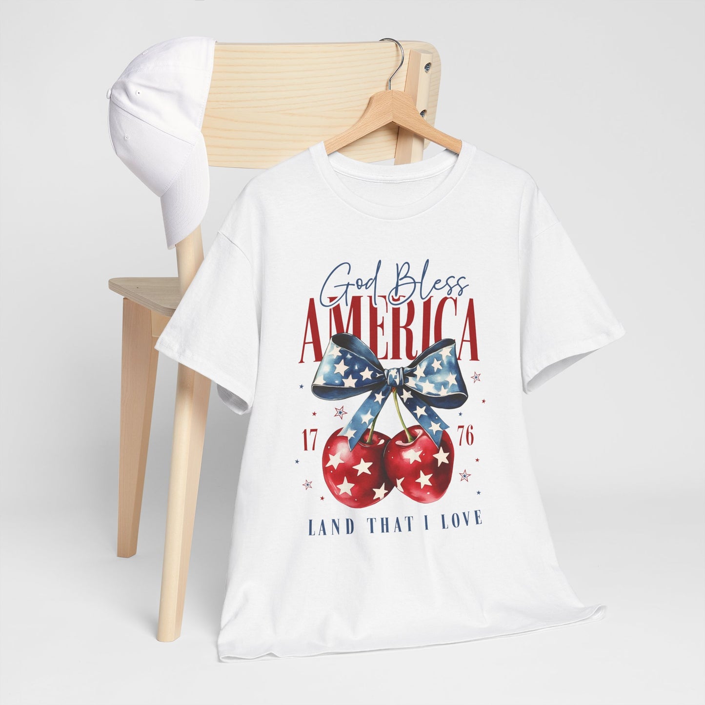 4th of July Tee - God Bless America Patriotic Shirt