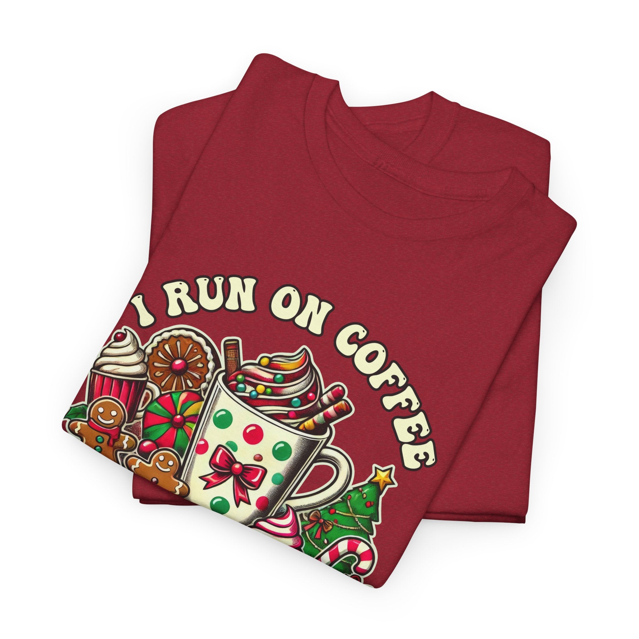 Funny Christmas Coffee Heavy Cotton Tee
