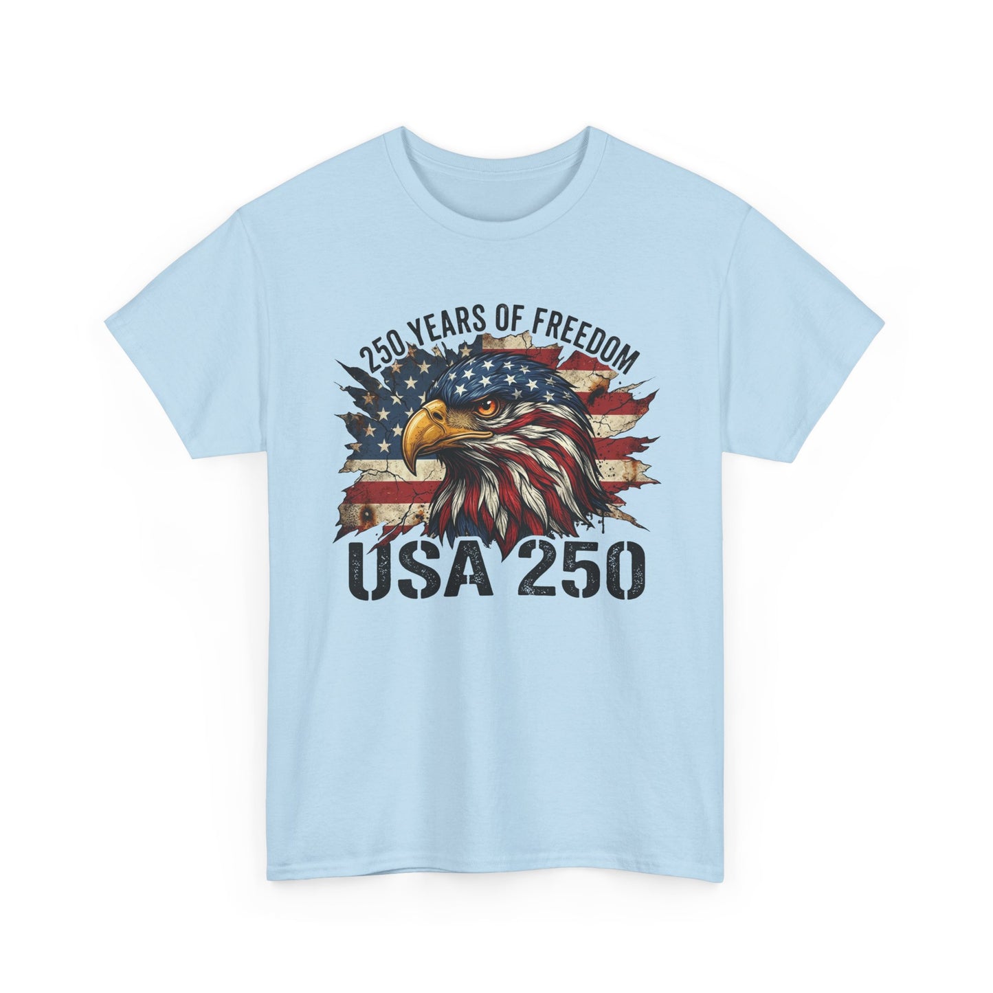 USA 250 Eagle T-Shirt — 250 Years of Freedom Patriotic Tee