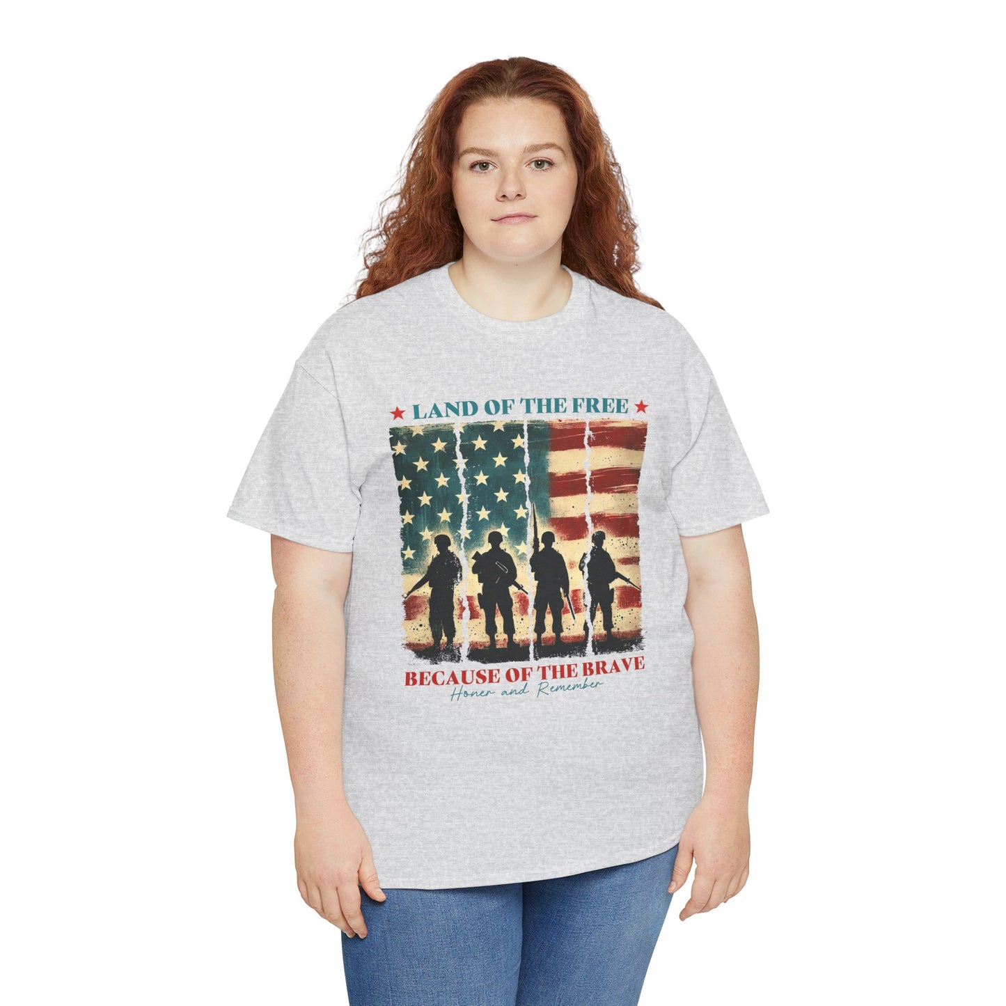 Land of the Free, Because of the Brave-Tee