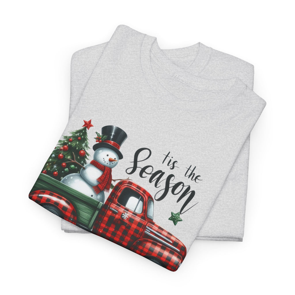 "Tis the Season" Heavy Cotton Tee - Festive Holiday Shirt