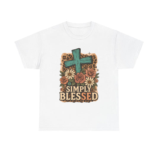 Simply Blessed Heavy Cotton Tee