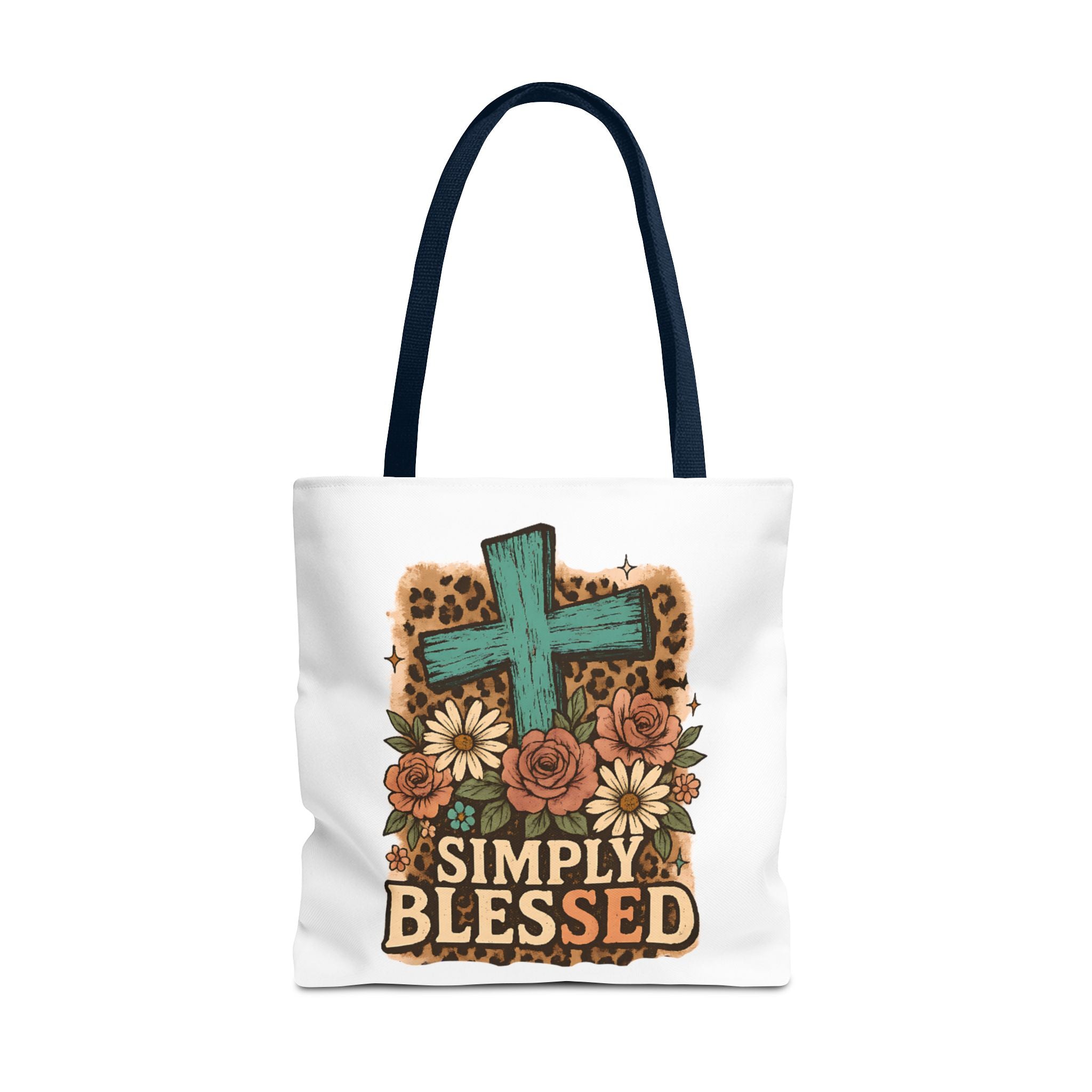 Blessed Floral Tote Bag