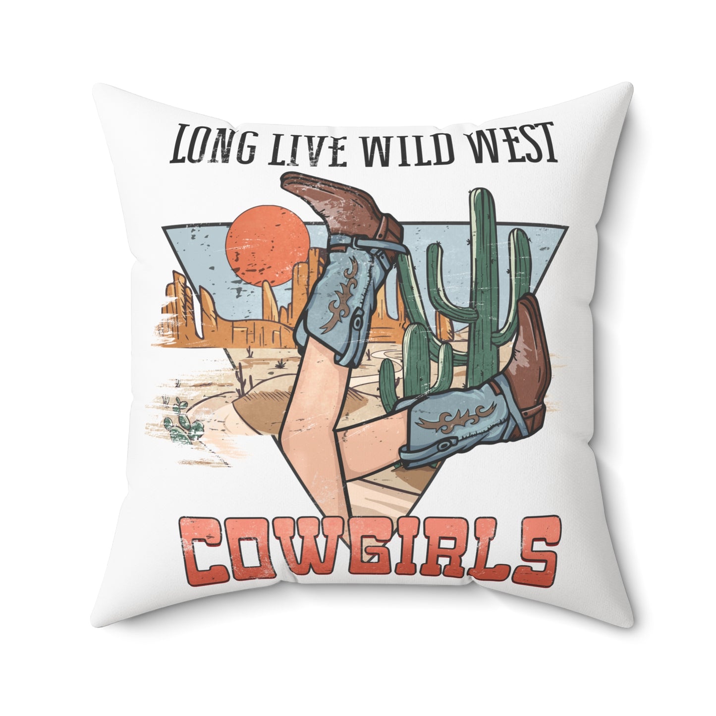 Spun Polyester Square Pillow