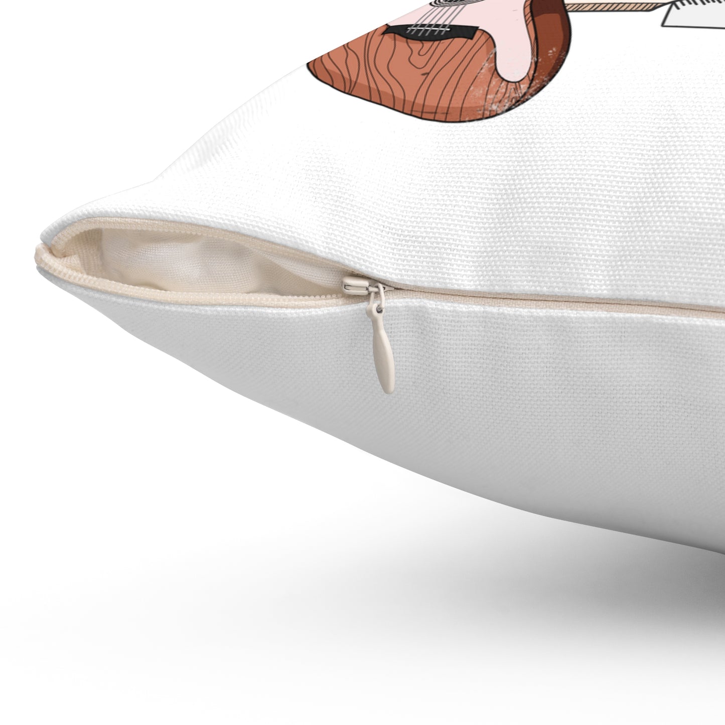 Spun Polyester Square Pillow