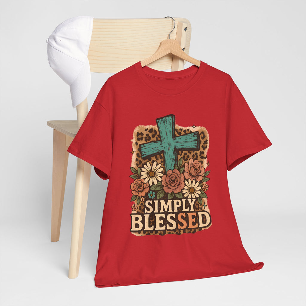 Simply Blessed Heavy Cotton Tee