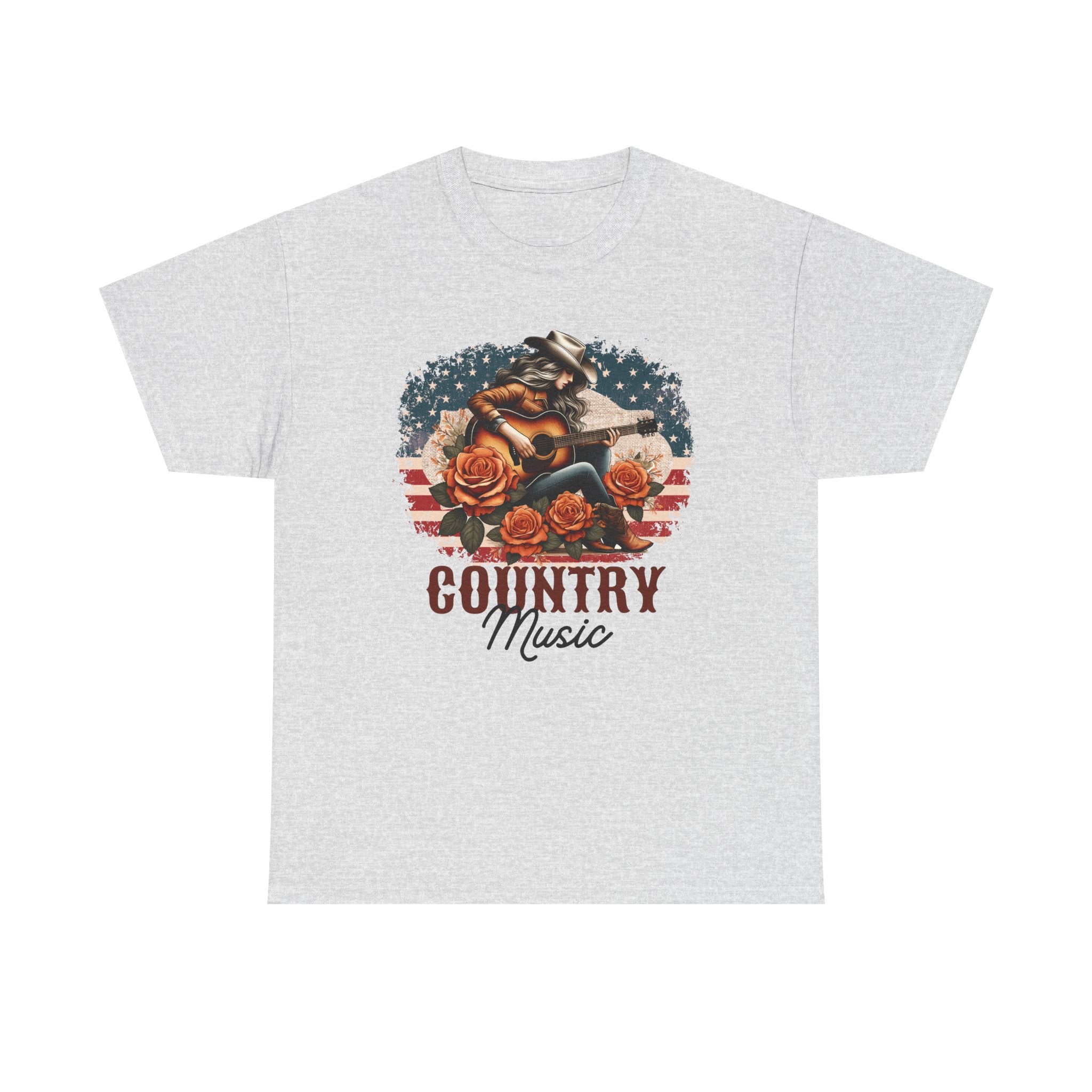 Country Music American Flag Tee