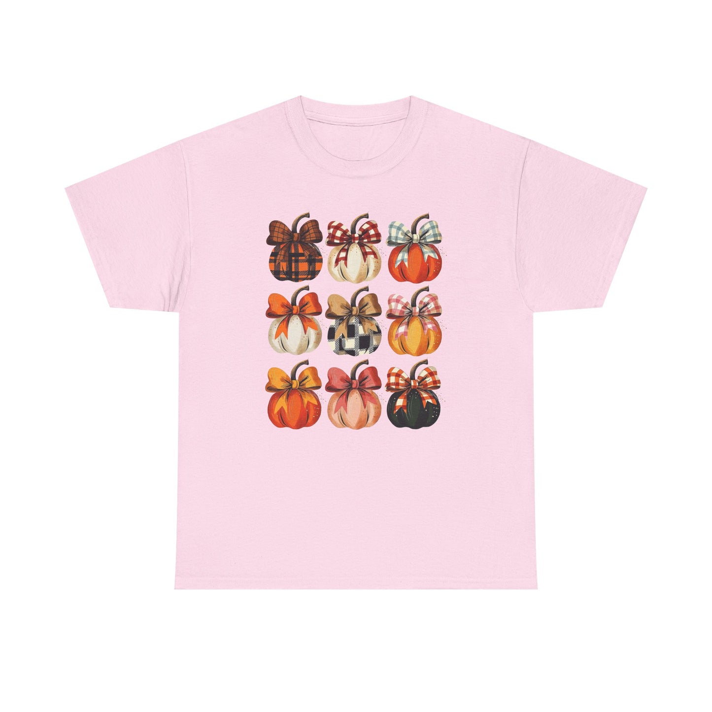 Autumn Plaid & Bow Pumpkins