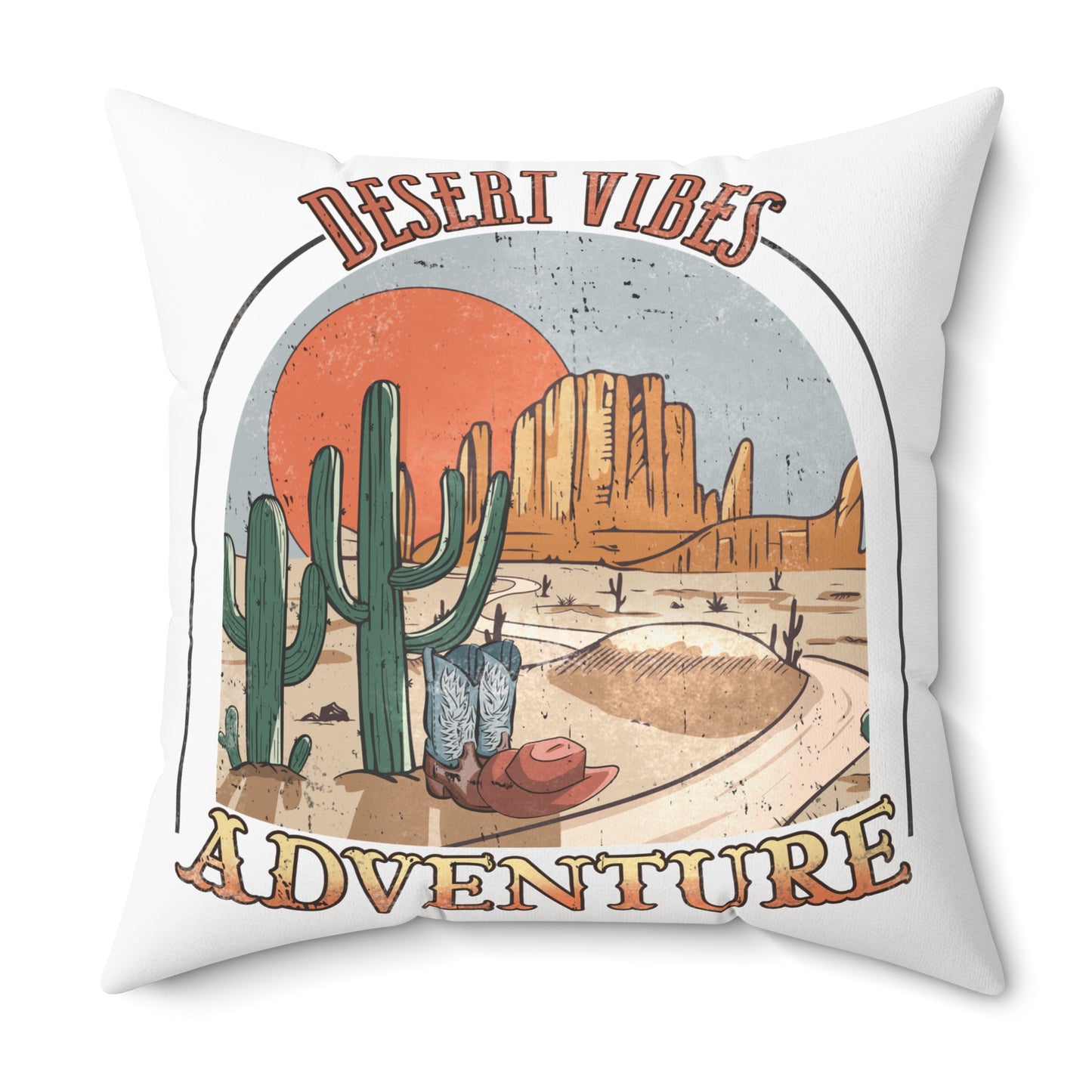 Spun Polyester Square Pillow