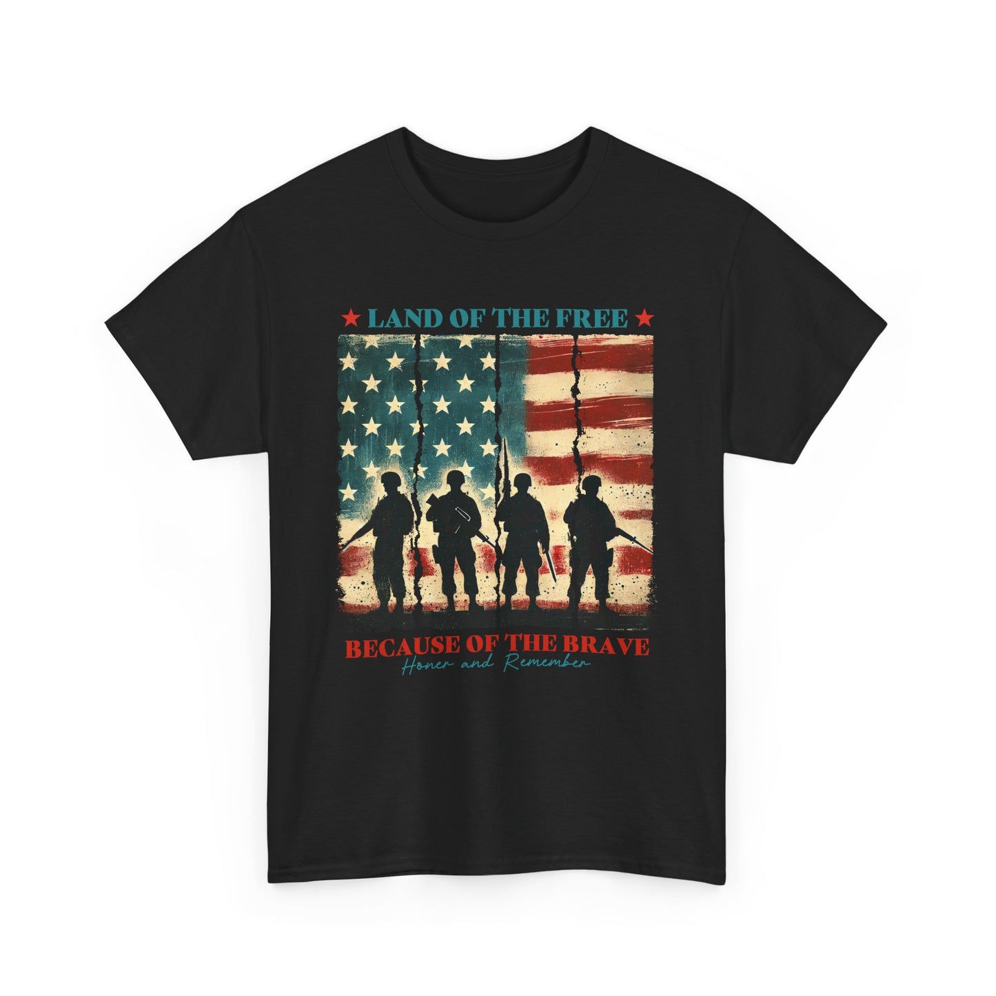 Land of the Free, Because of the Brave-Tee