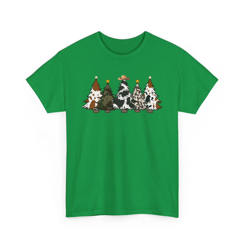 Whimsical Holiday Trees Heavy Cotton Tee