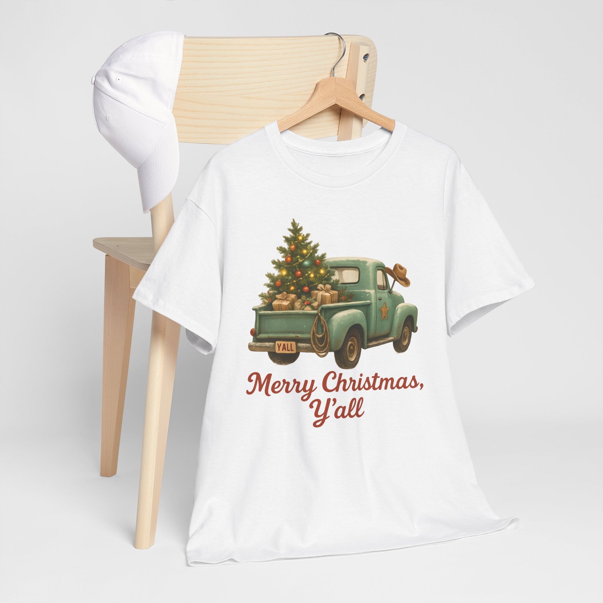 'Merry Christmas, Y'all' Vintage Holiday Tee
