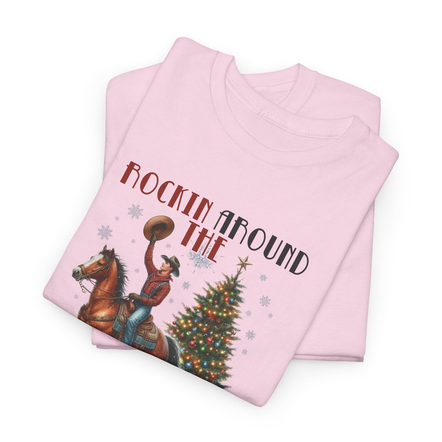 Rockin' Around the Christmas Tree Heavy Cotton Tee