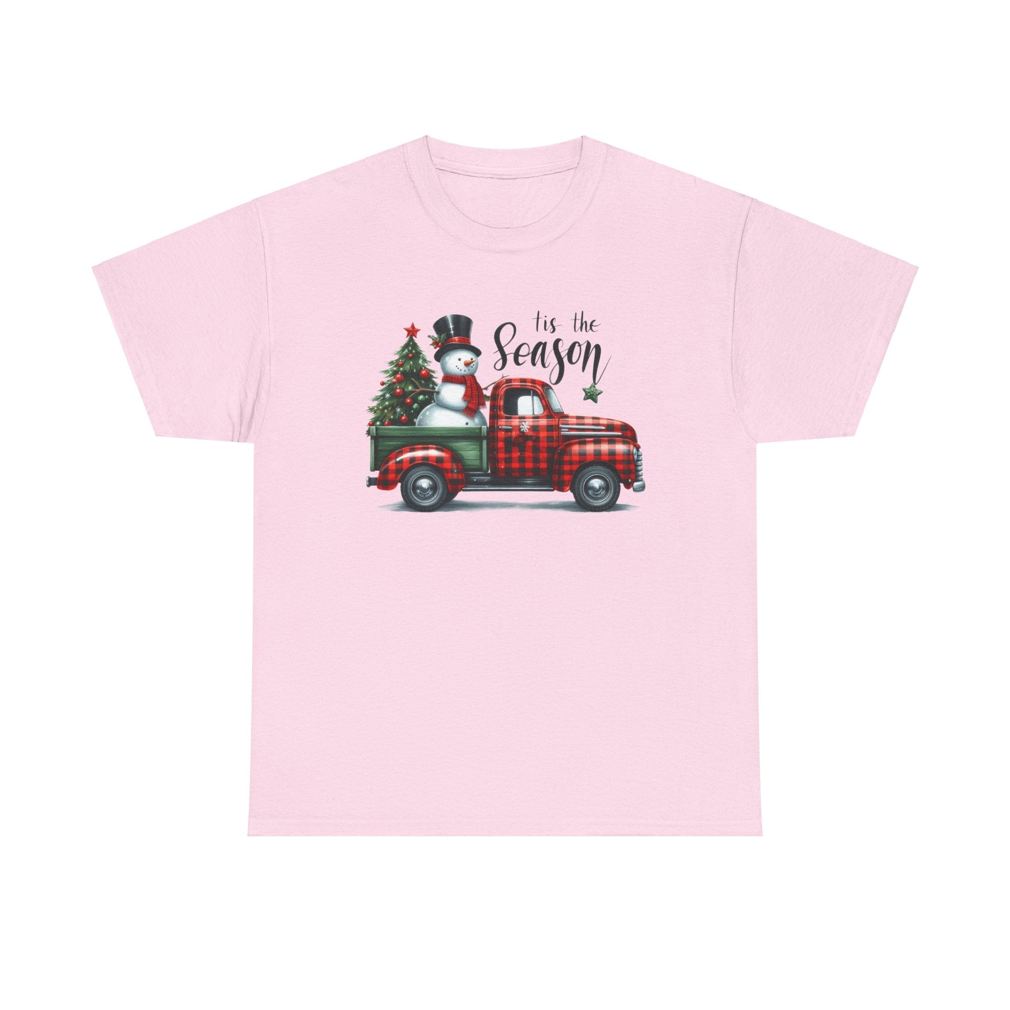 "Tis the Season" Heavy Cotton Tee - Festive Holiday Shirt