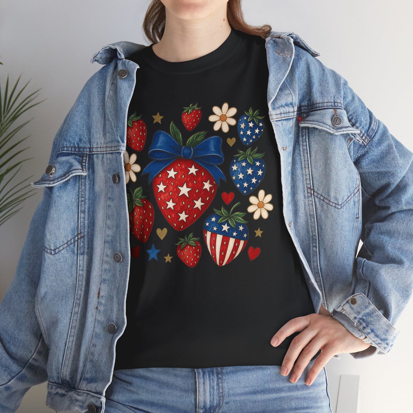 Patriotic Strawberry Tee