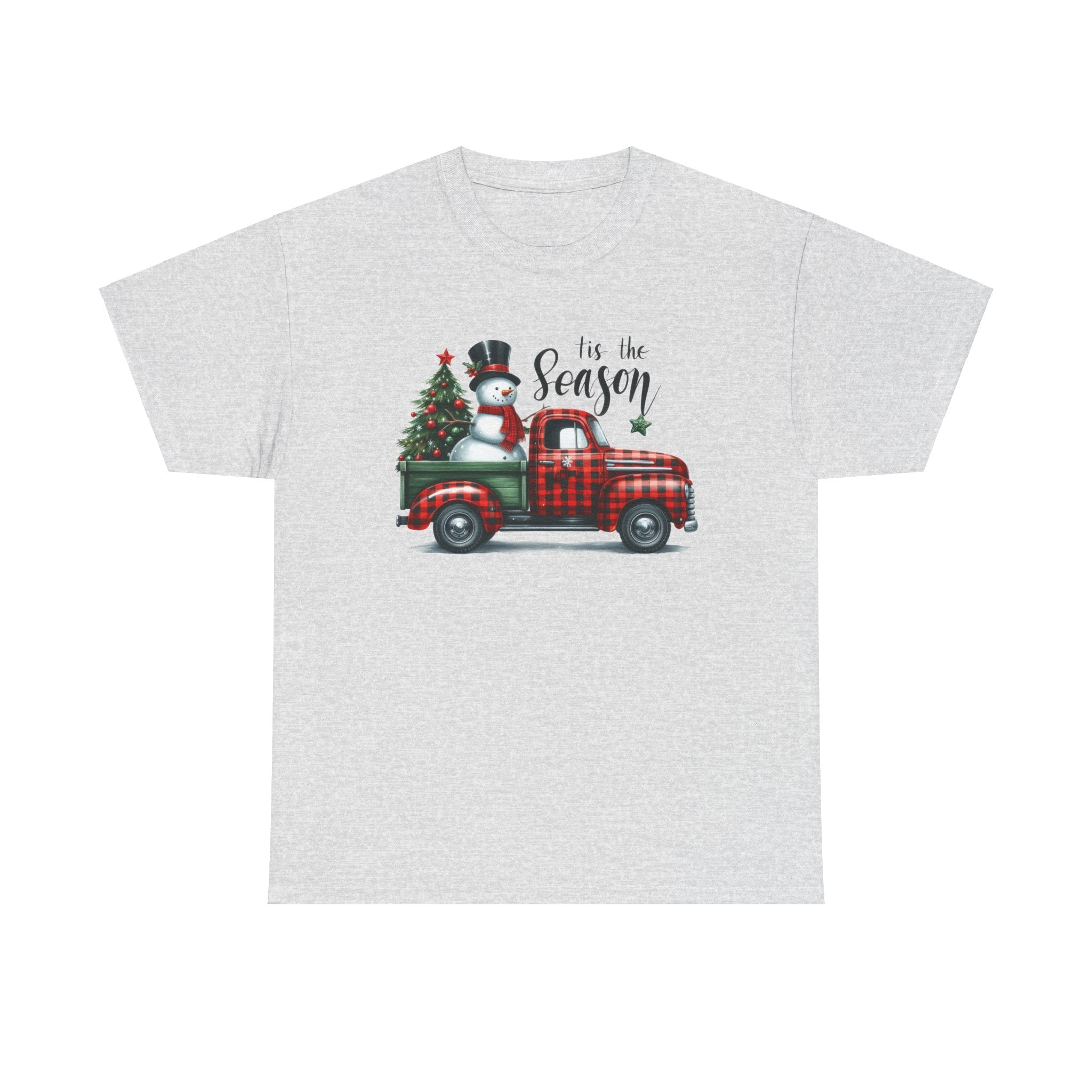 "Tis the Season" Heavy Cotton Tee - Festive Holiday Shirt