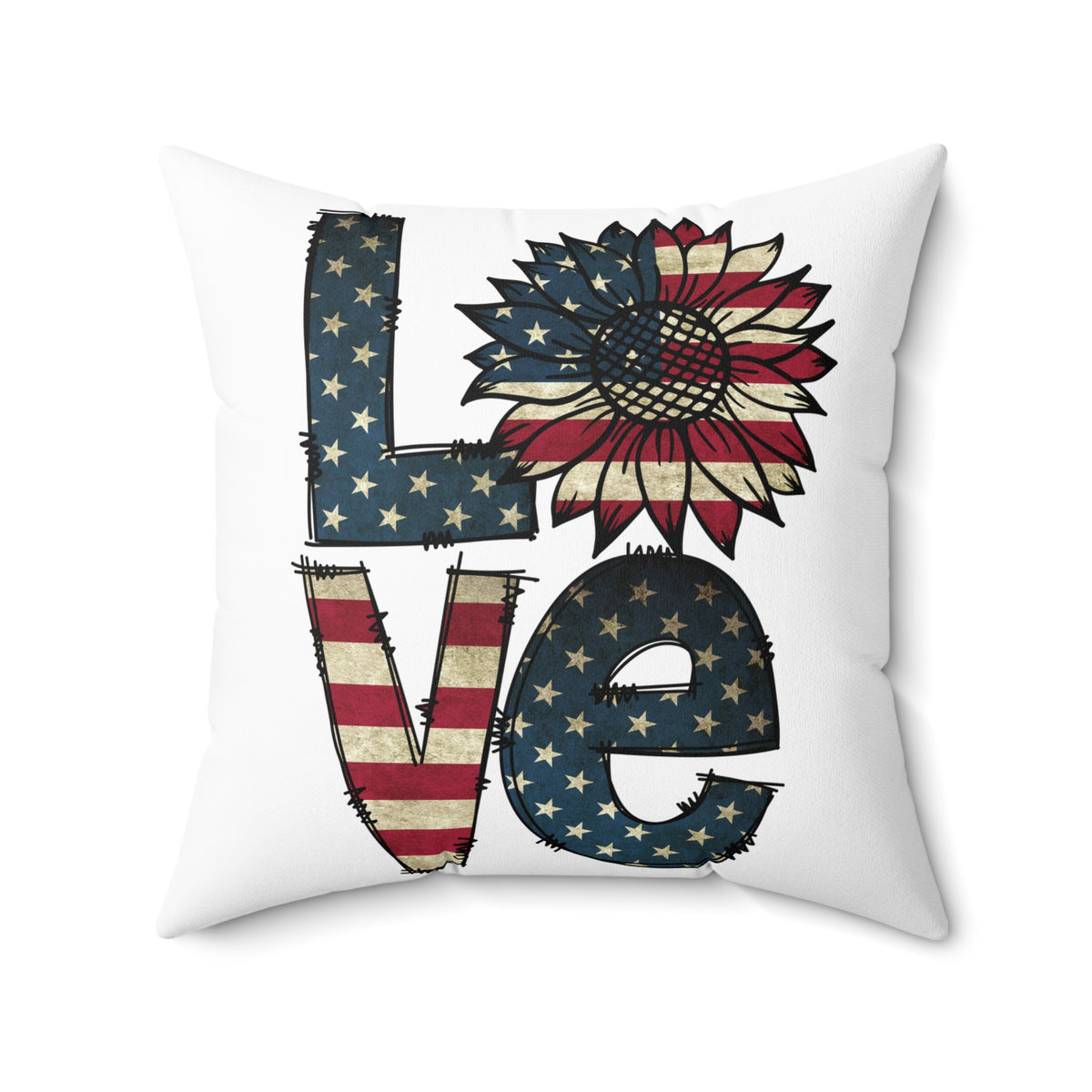 Love American Throw Pillow