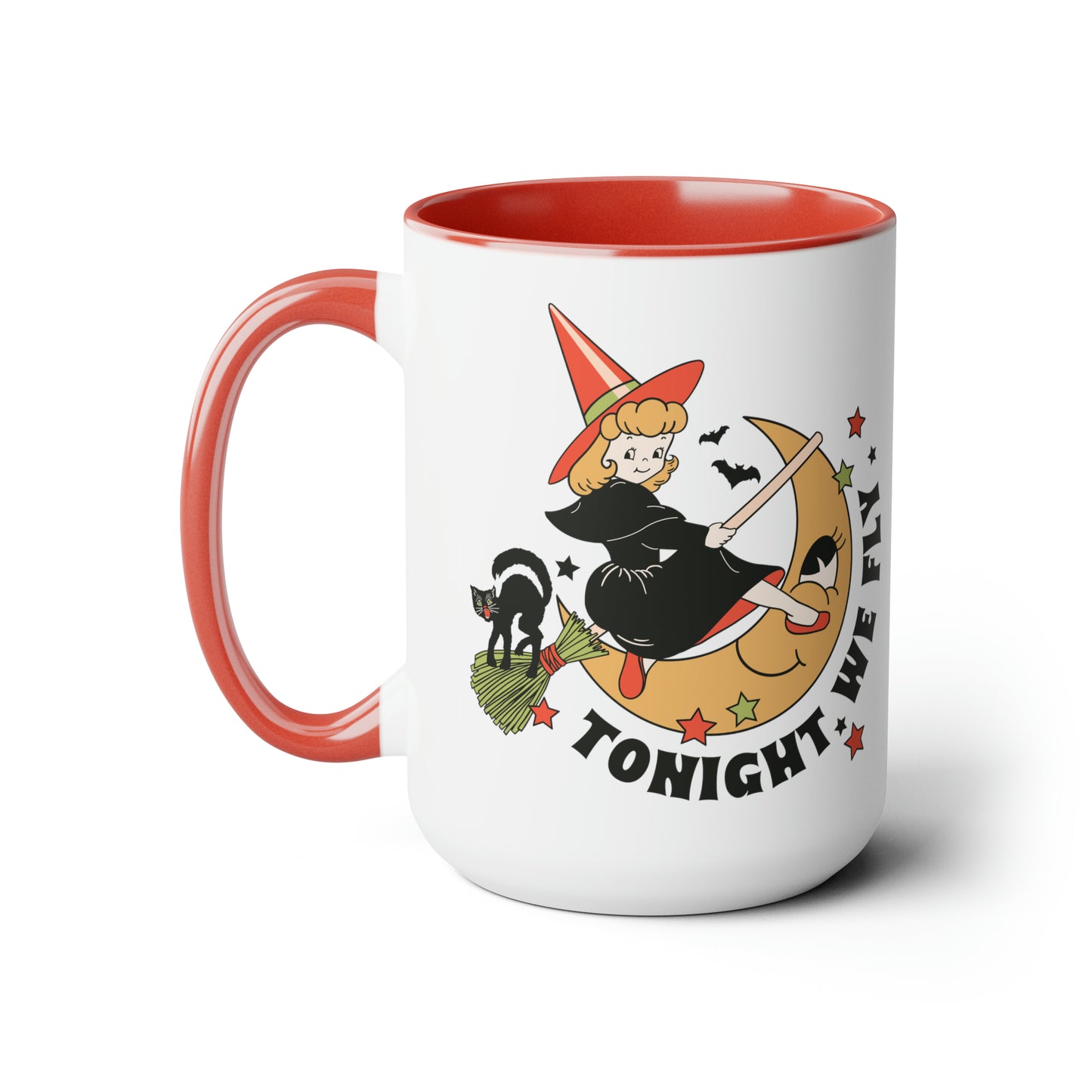 Two-Tone Coffee Mugs, 15oz