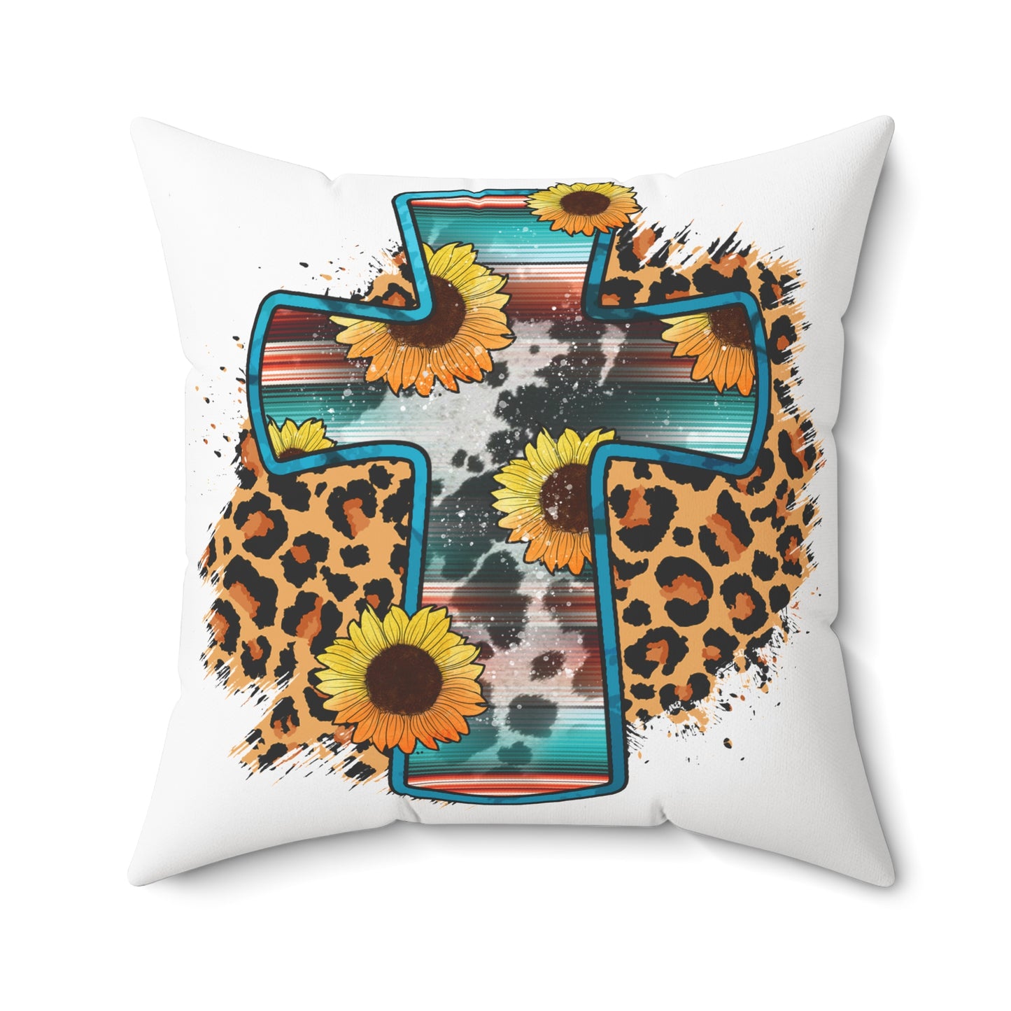 Spun Polyester Square Pillow