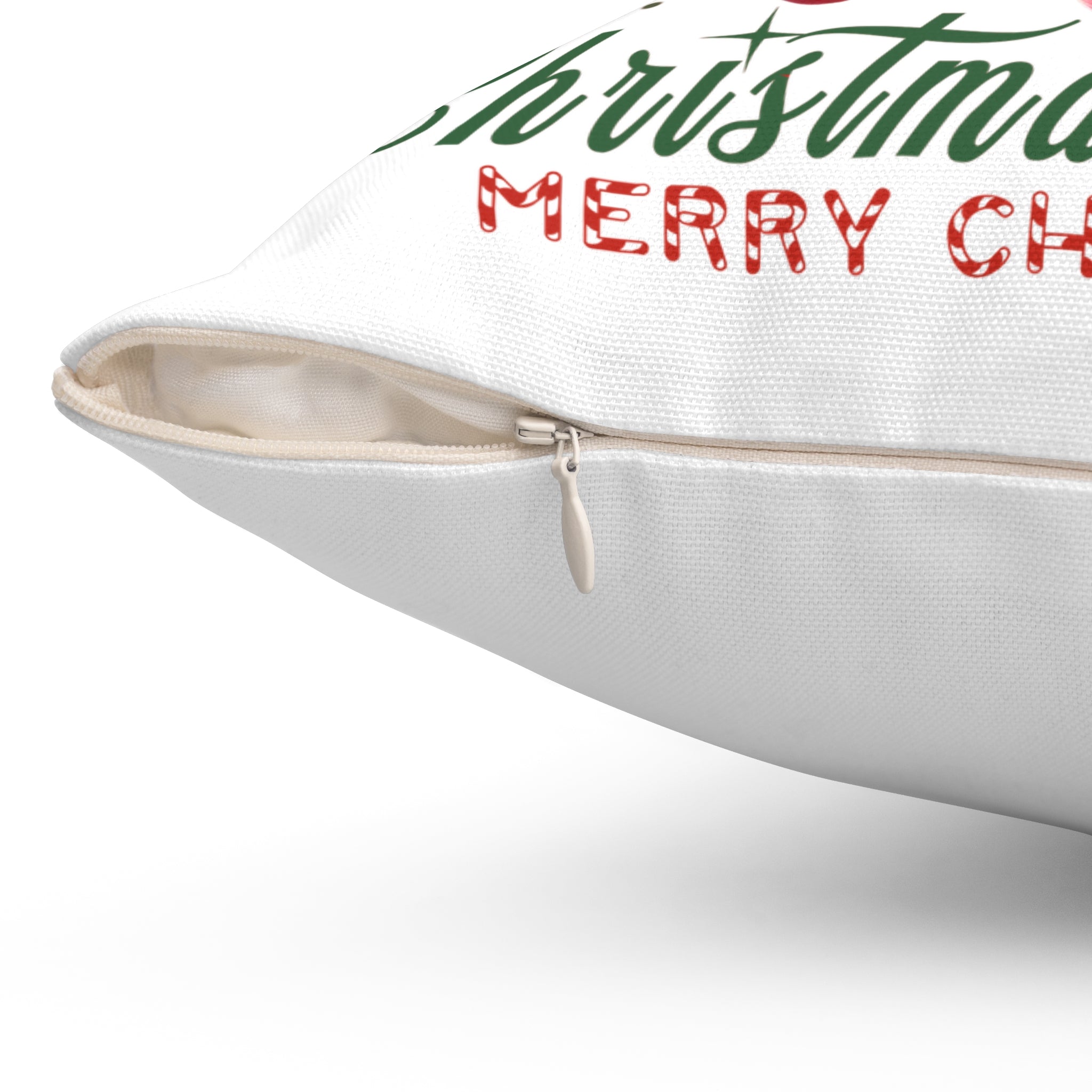 Candy Cane Christmas Pillow - Festive Holiday Decor for Home