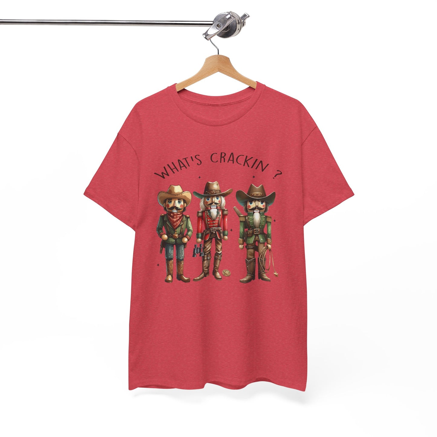 What's Crackin'? Cowboy Graphic Heavy Cotton Tee