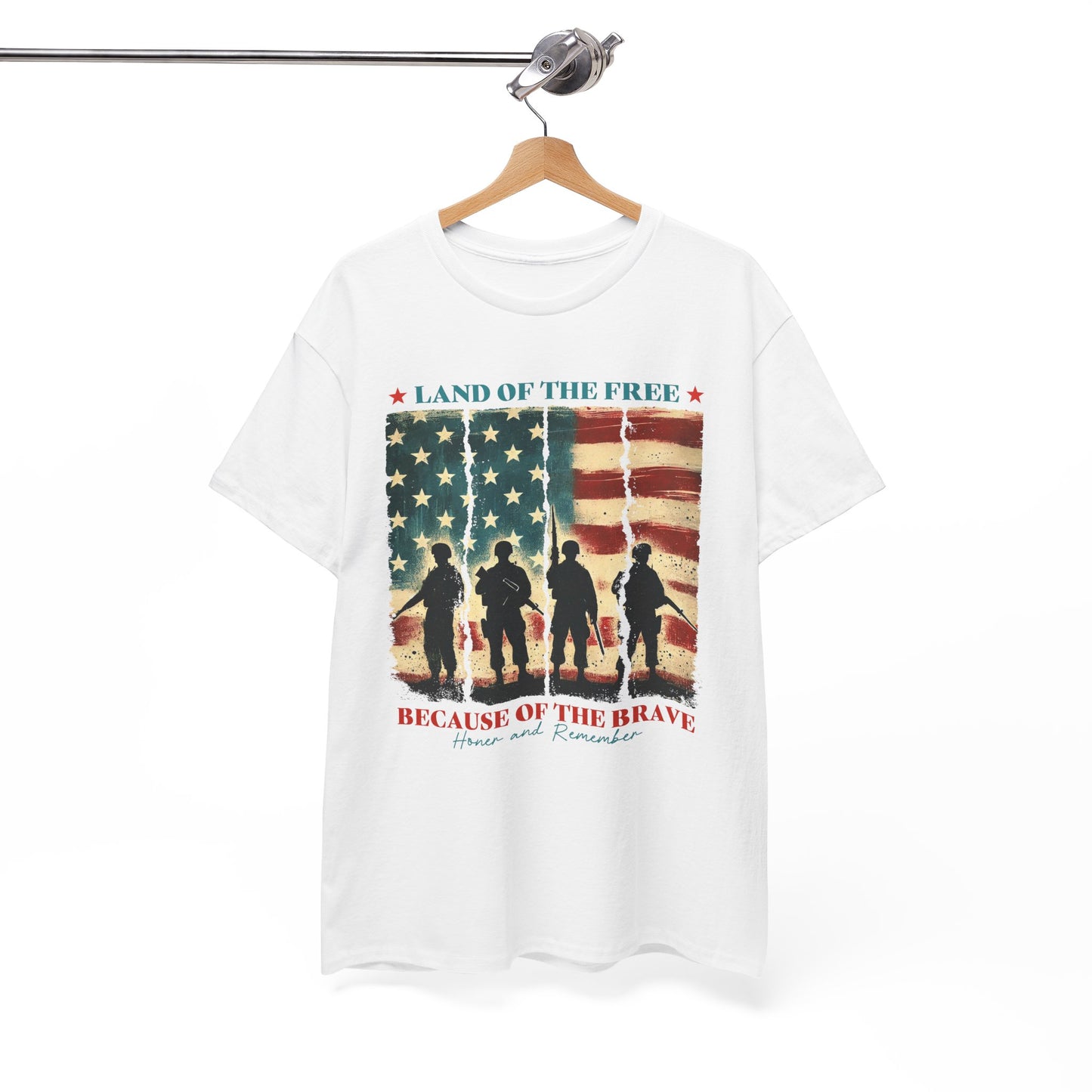 Land of the Free, Because of the Brave-Tee