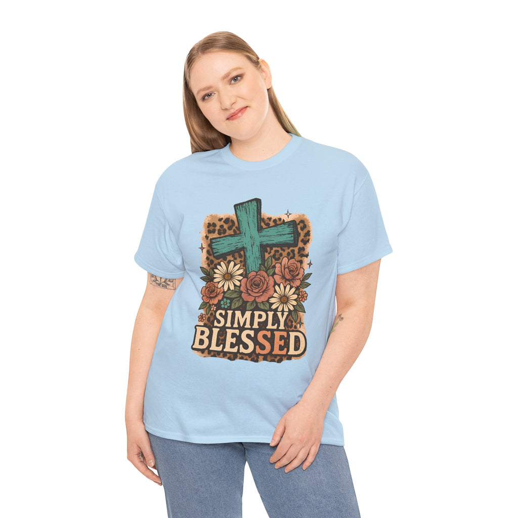 Simply Blessed Heavy Cotton Tee