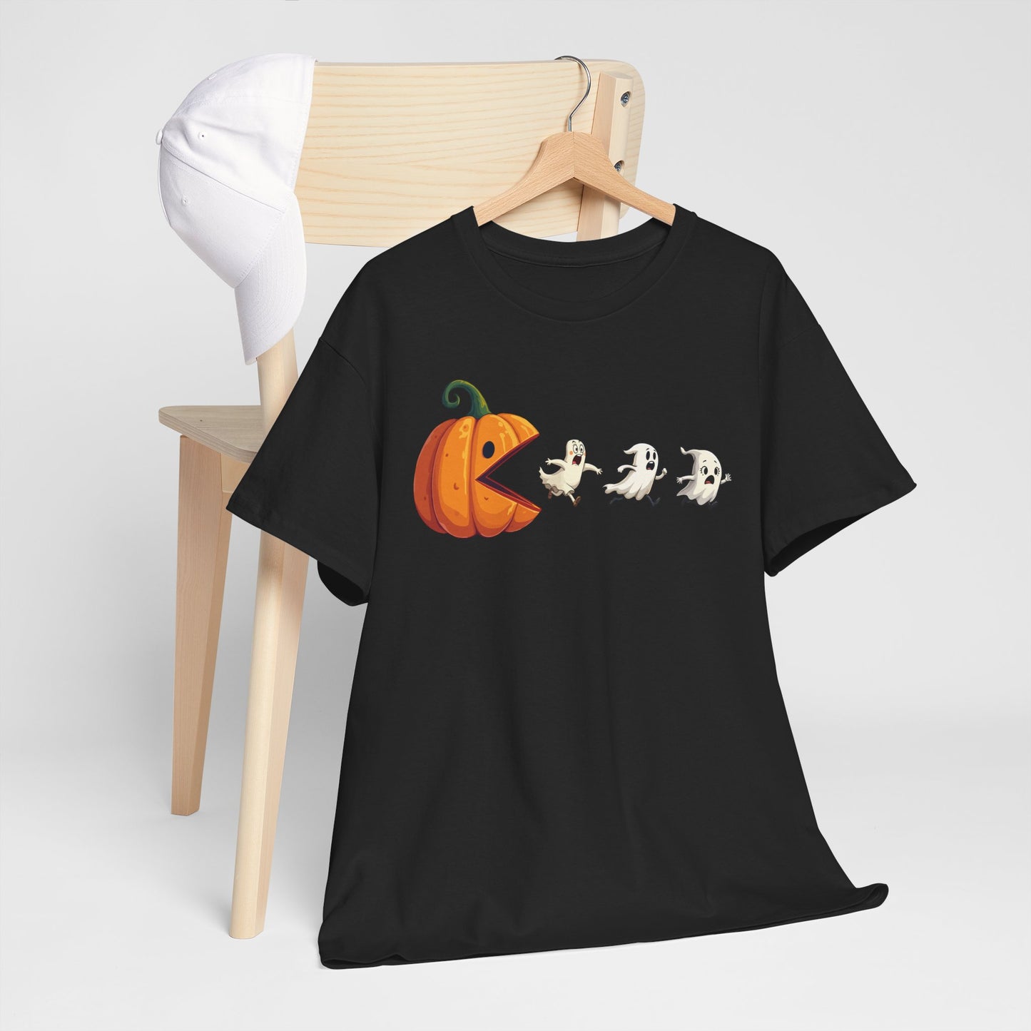 Playful Pumpkin Pac-Man Tee