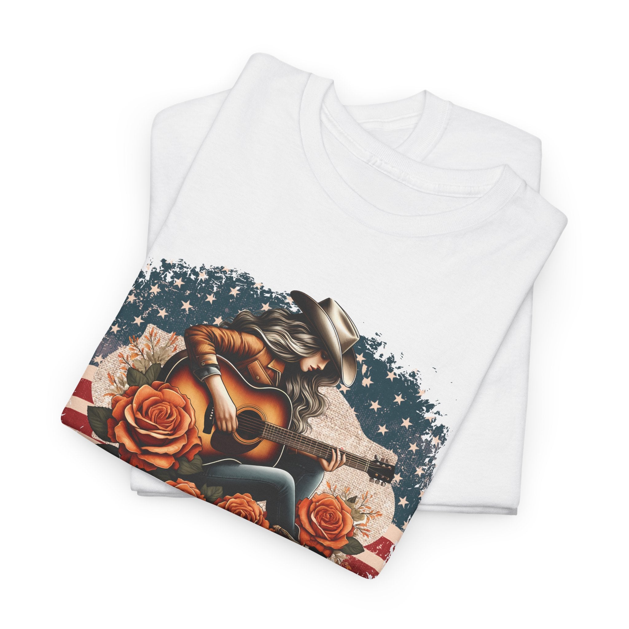 Country Music American Flag Tee