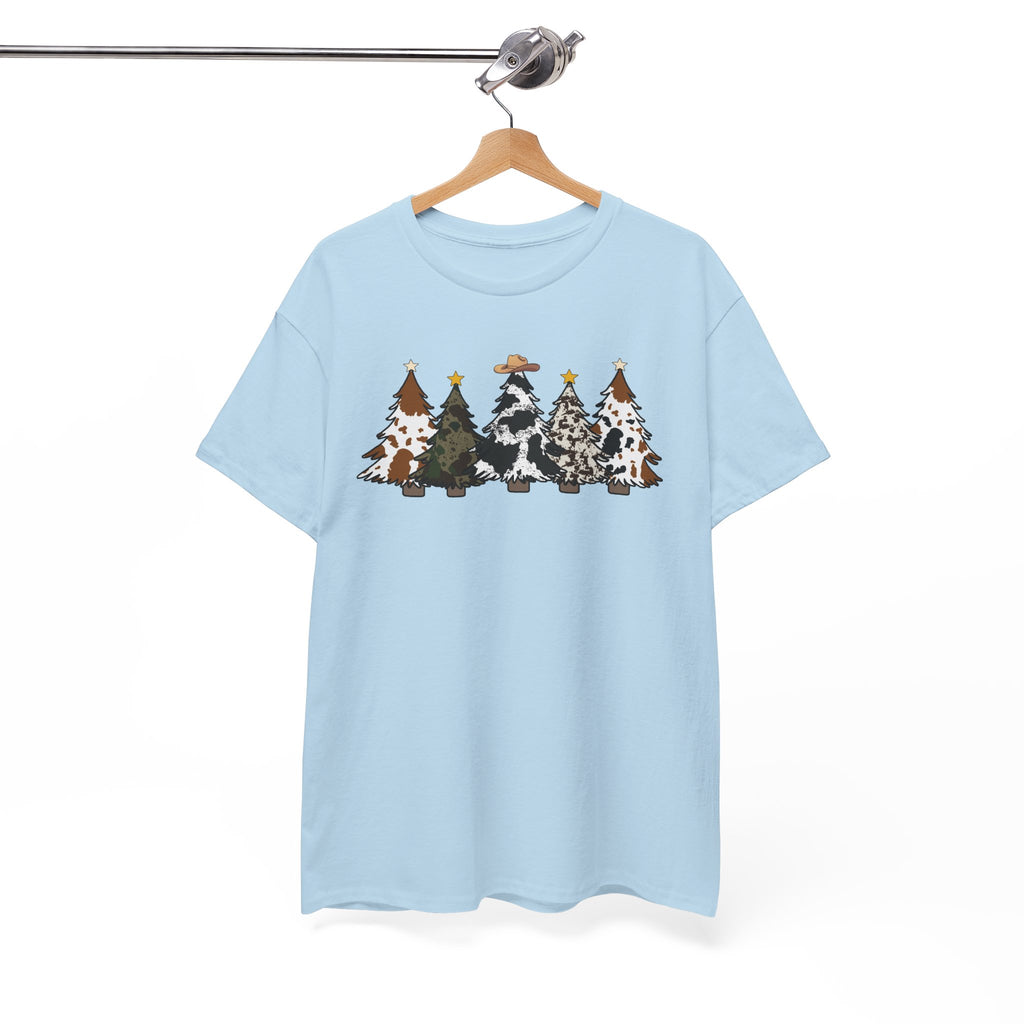 Whimsical Holiday Trees Heavy Cotton Tee