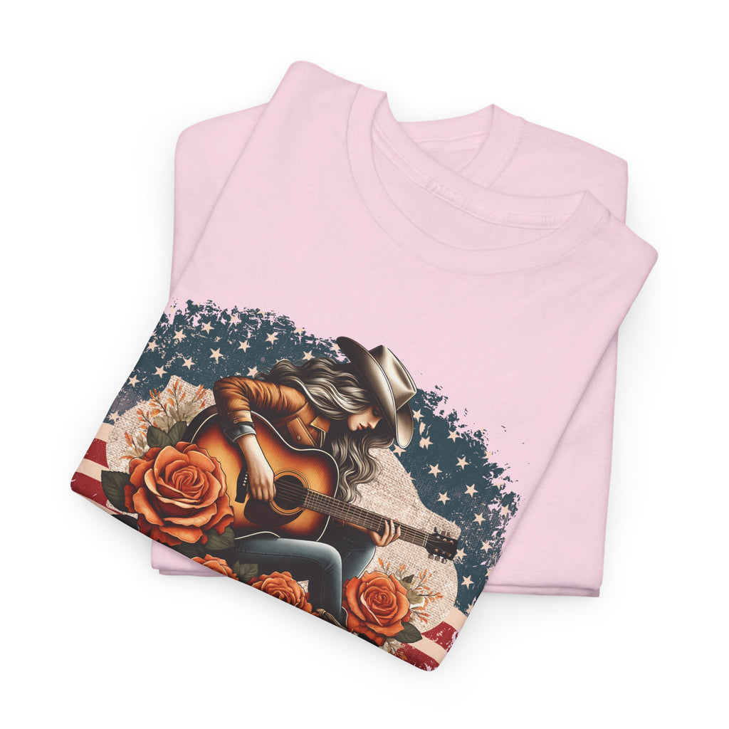 Country Music American Flag Tee