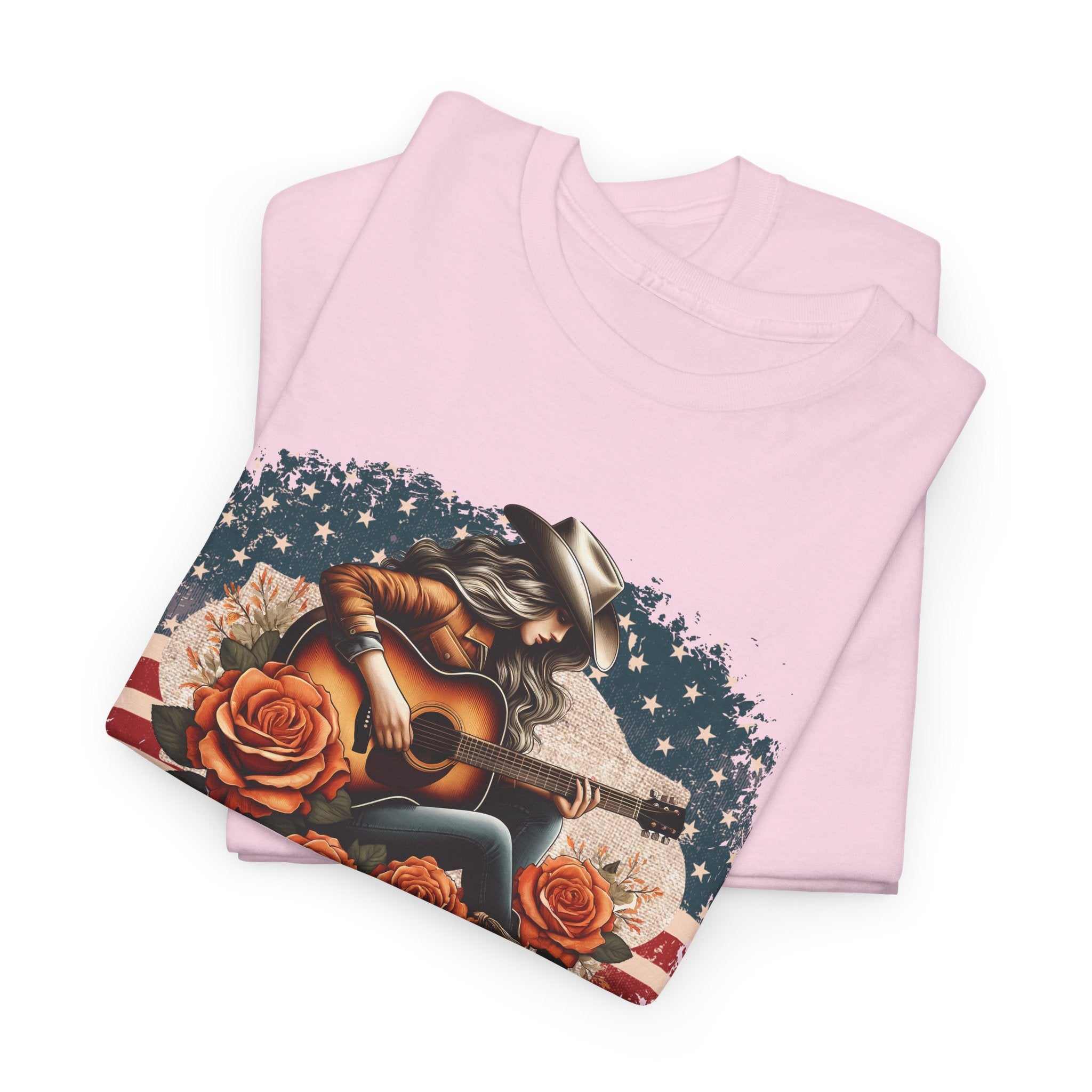 Country Music American Flag Tee