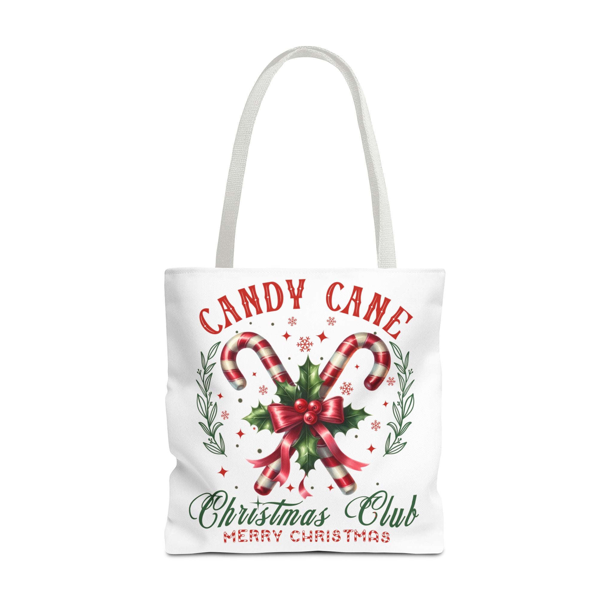 Christmas Candy Cane Tote Bag - Merry Christmas Club