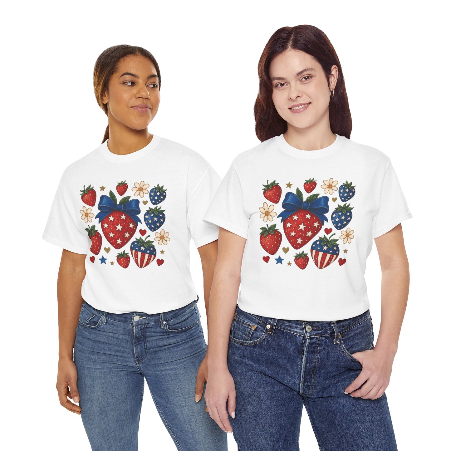 Patriotic Strawberry Tee